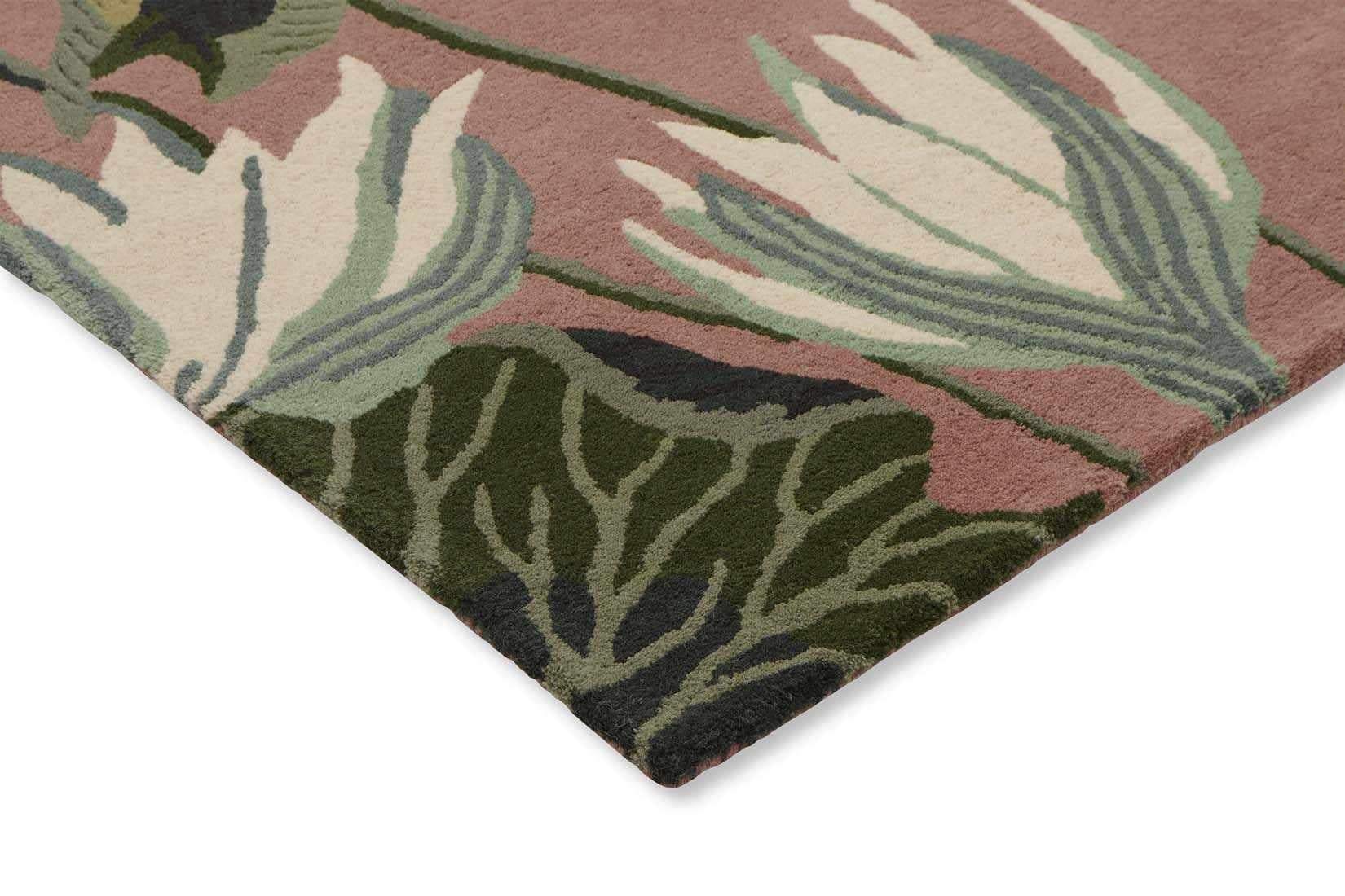 multicolour floral area rug