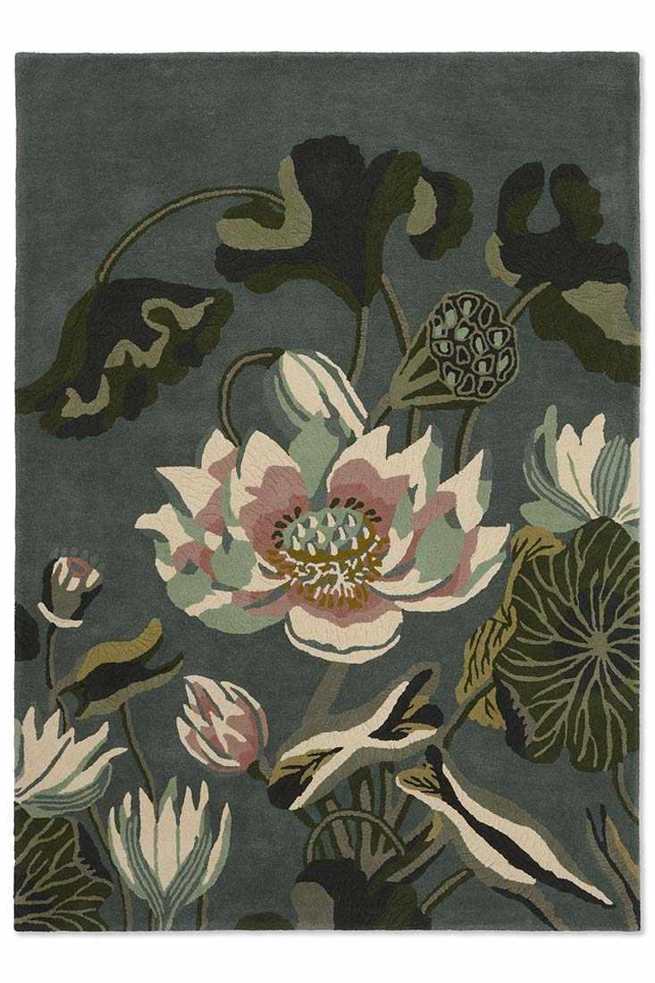multicolour floral area rug