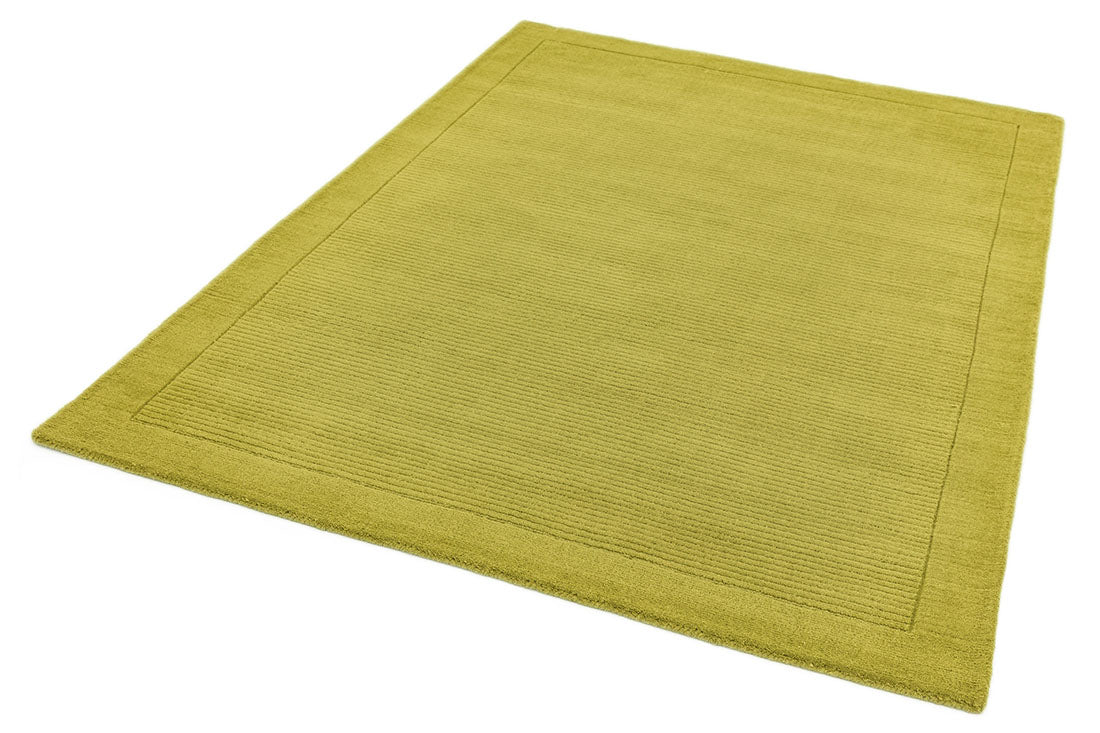 York Green Plain Rug