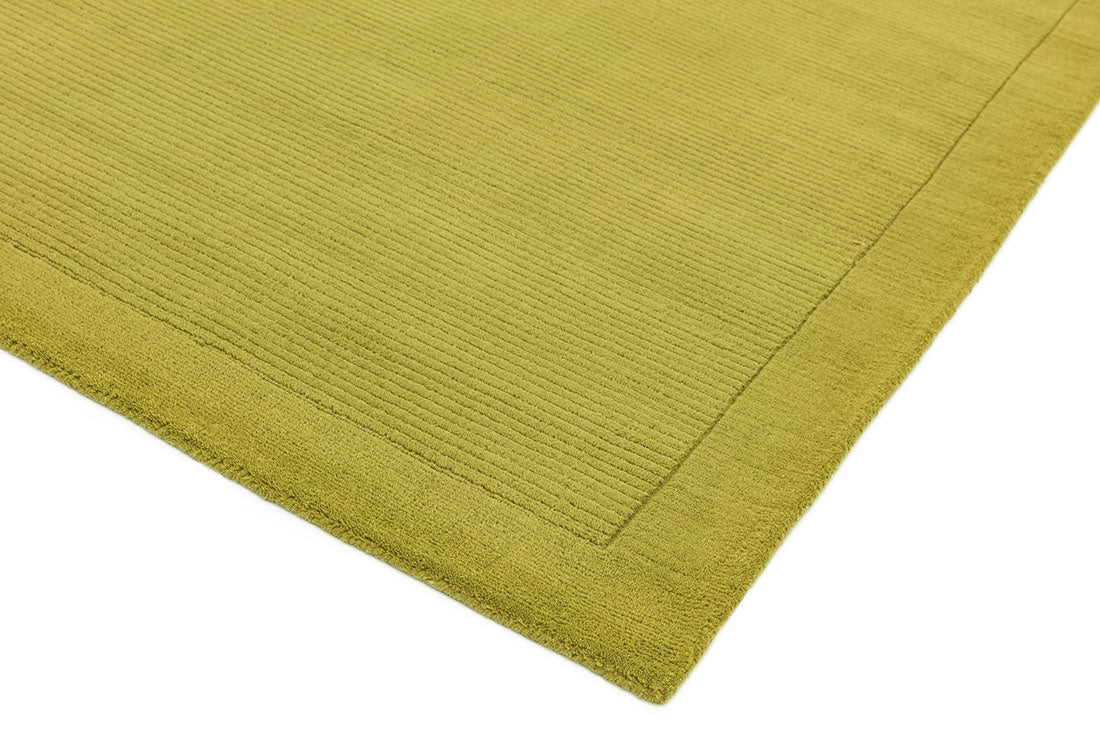 York Green Plain Rug