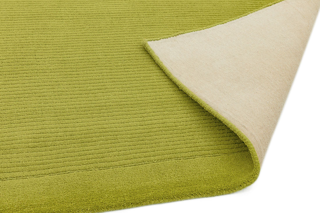 York Green Plain Rug