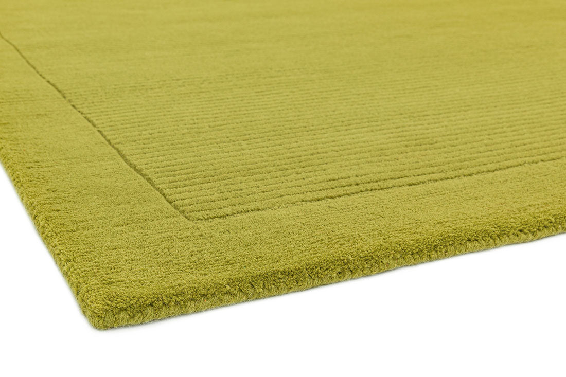 York Green Plain Rug