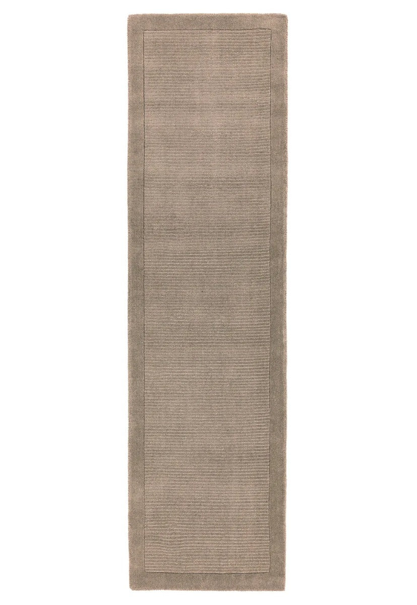 Plain taupe york runner