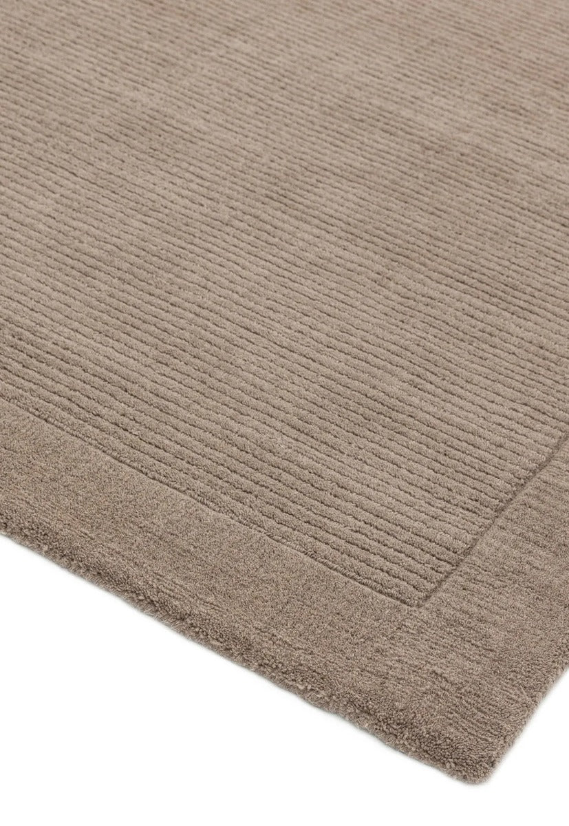 Plain taupe york runner