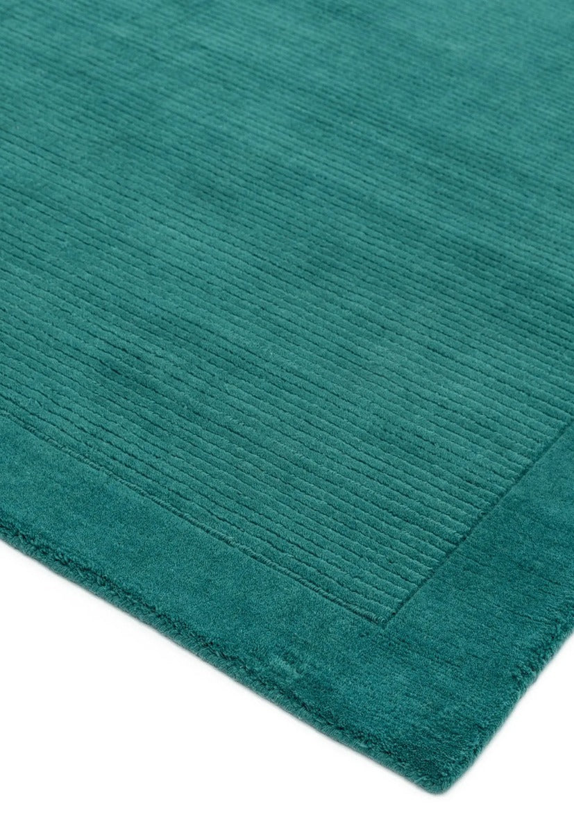 Plain teal york runner
