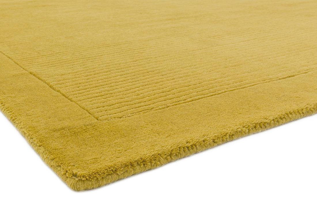 plain yellow rug