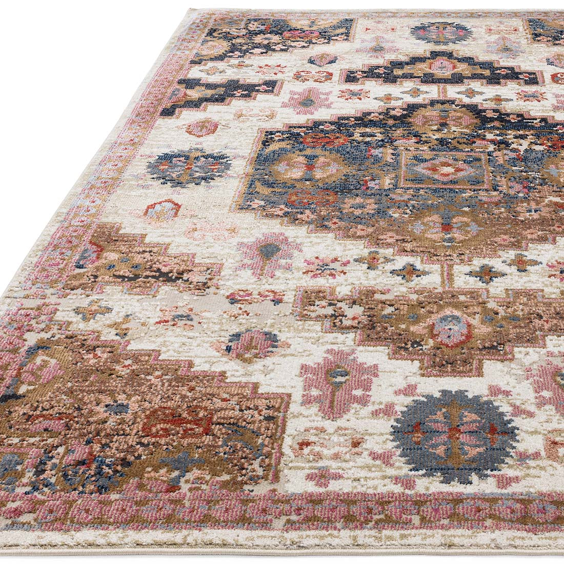 multicolour Persian inspired area rug