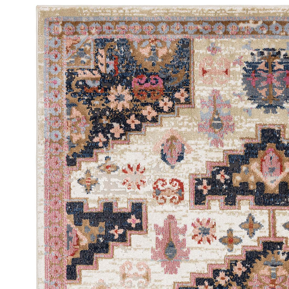 multicolour Persian inspired area rug