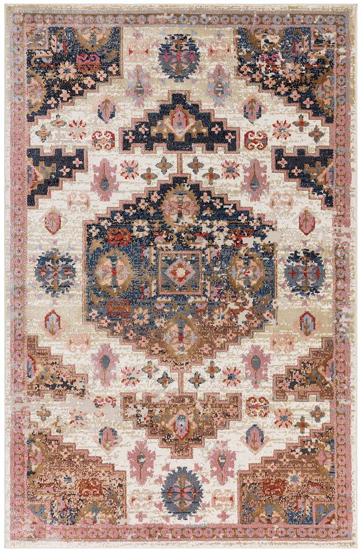 multicolour Persian inspired area rug