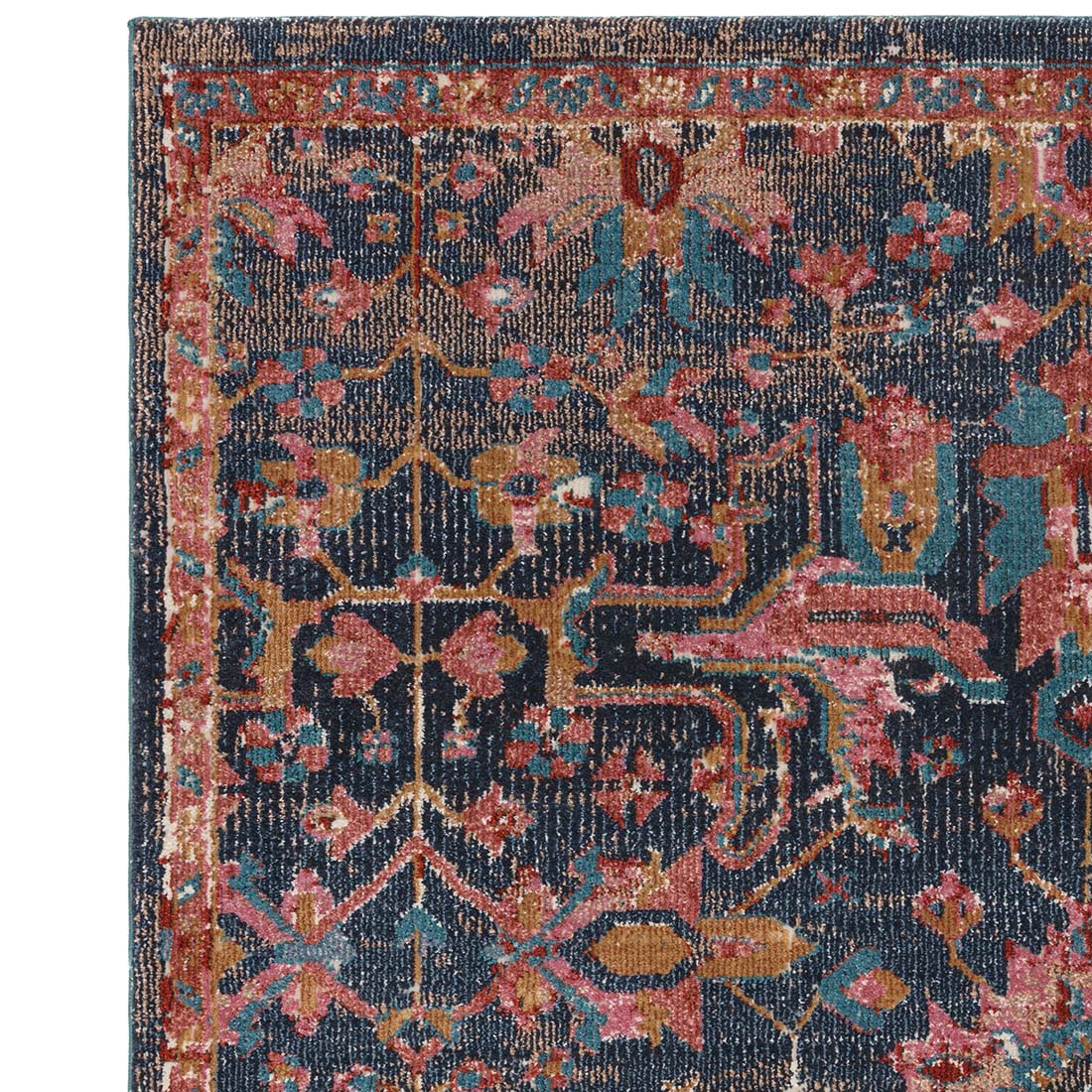 multicolour Persian inspired area rug