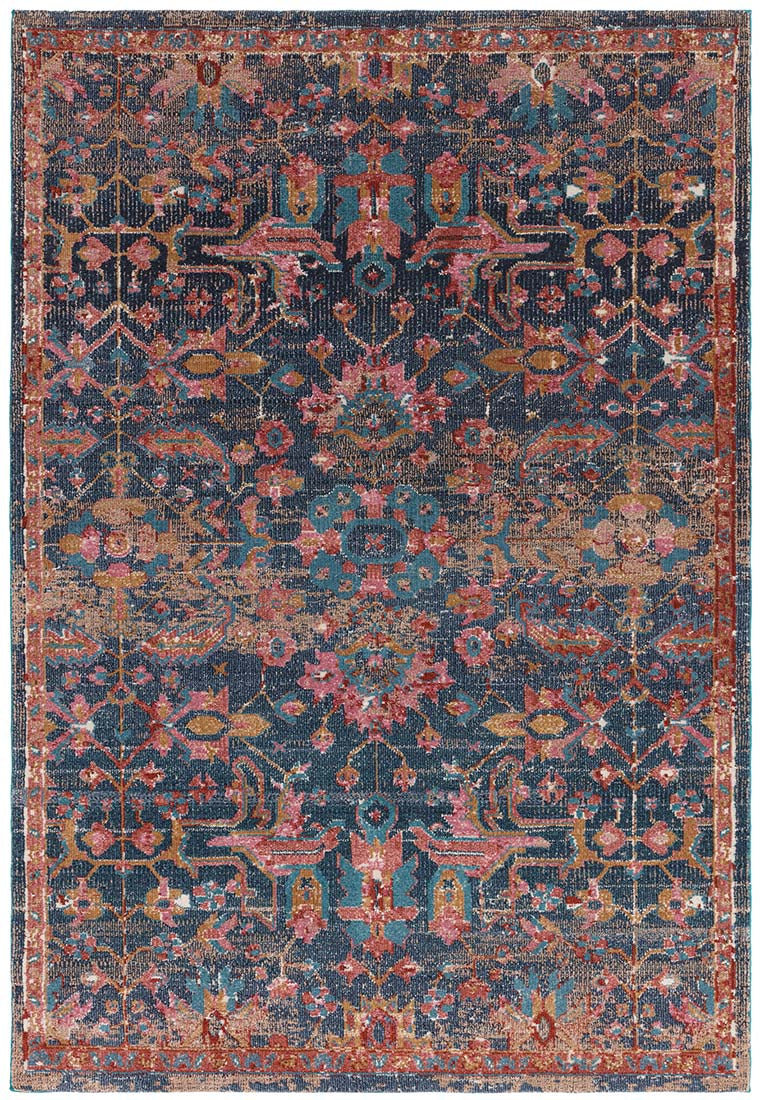 multicolour Persian inspired area rug