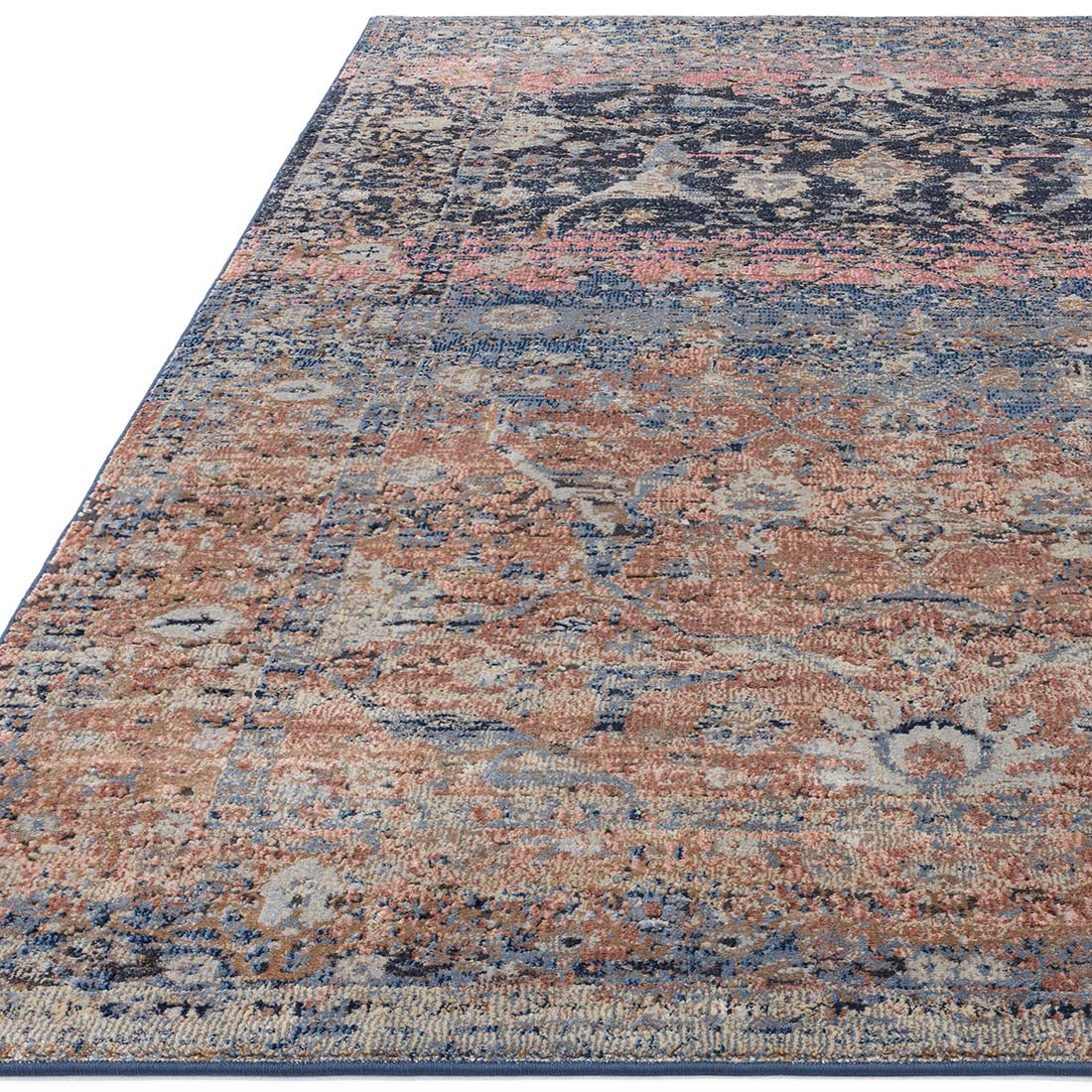 multicolour Persian inspired area rug