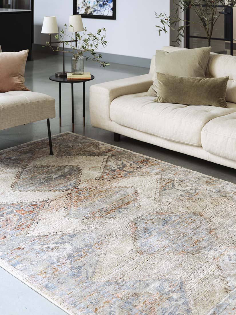 multicolour Persian inspired area rug