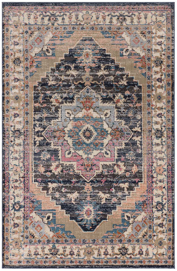 multicolour Persian inspired area rug