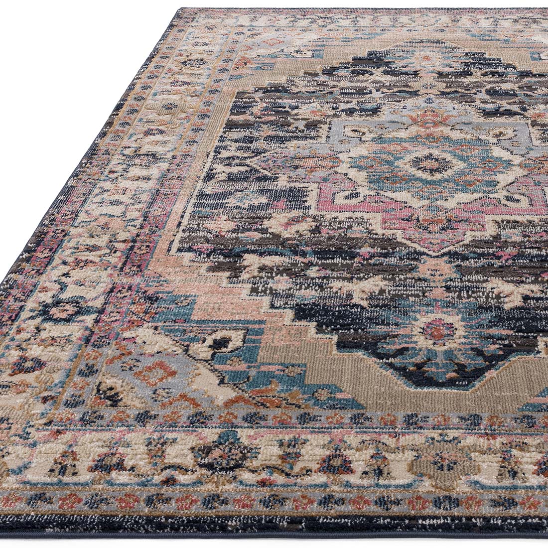 multicolour Persian inspired area rug