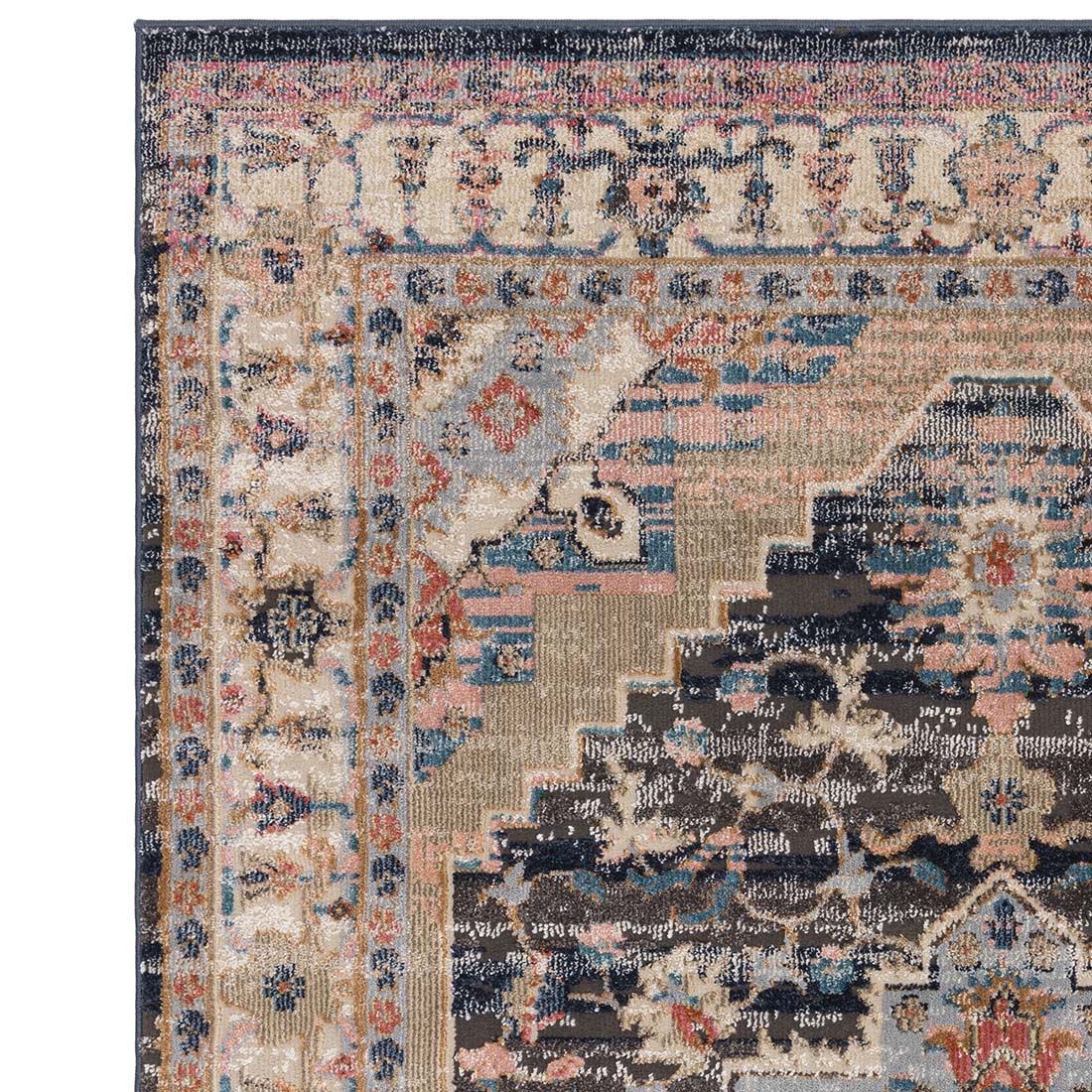 multicolour Persian inspired area rug
