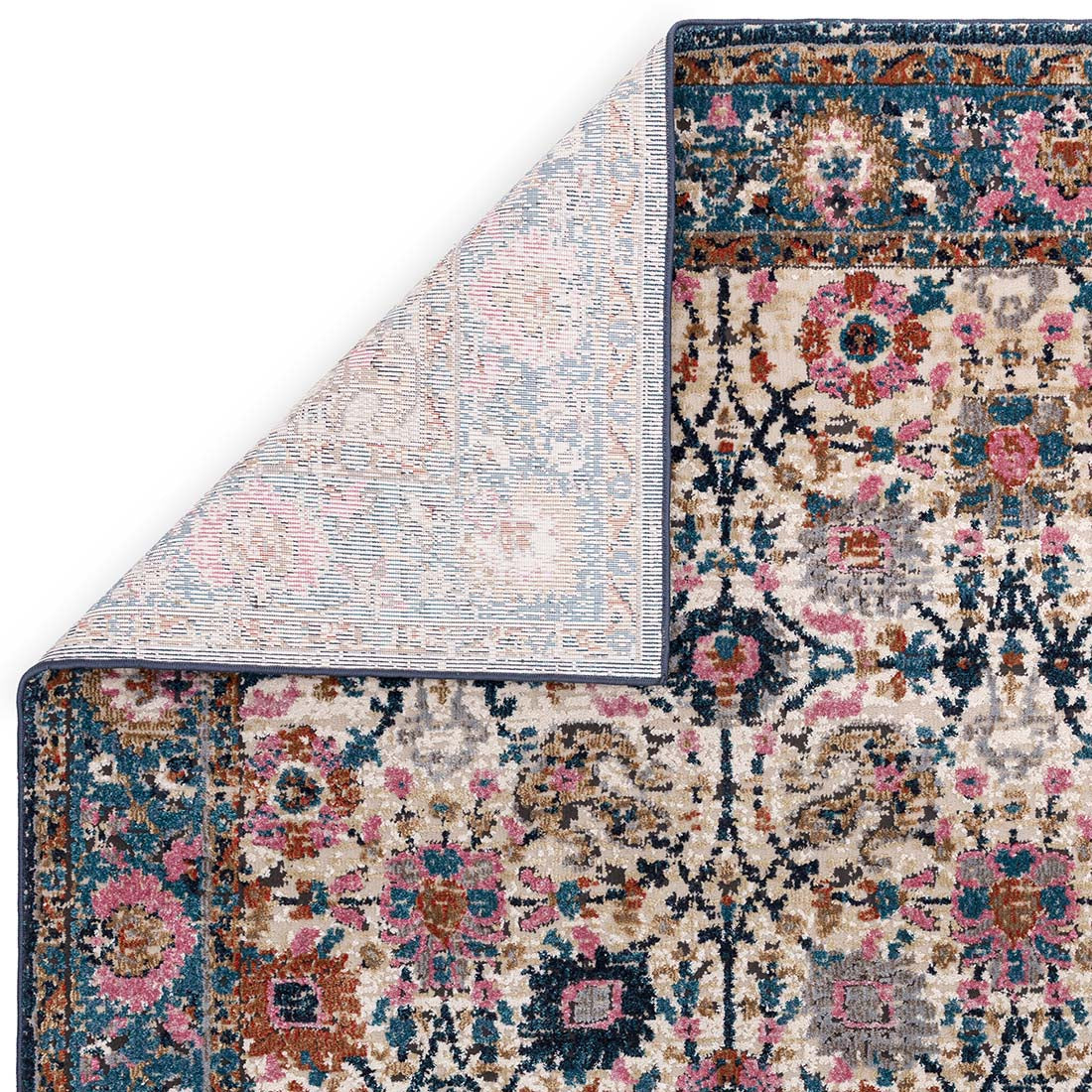 multicolour Persian inspired area rug