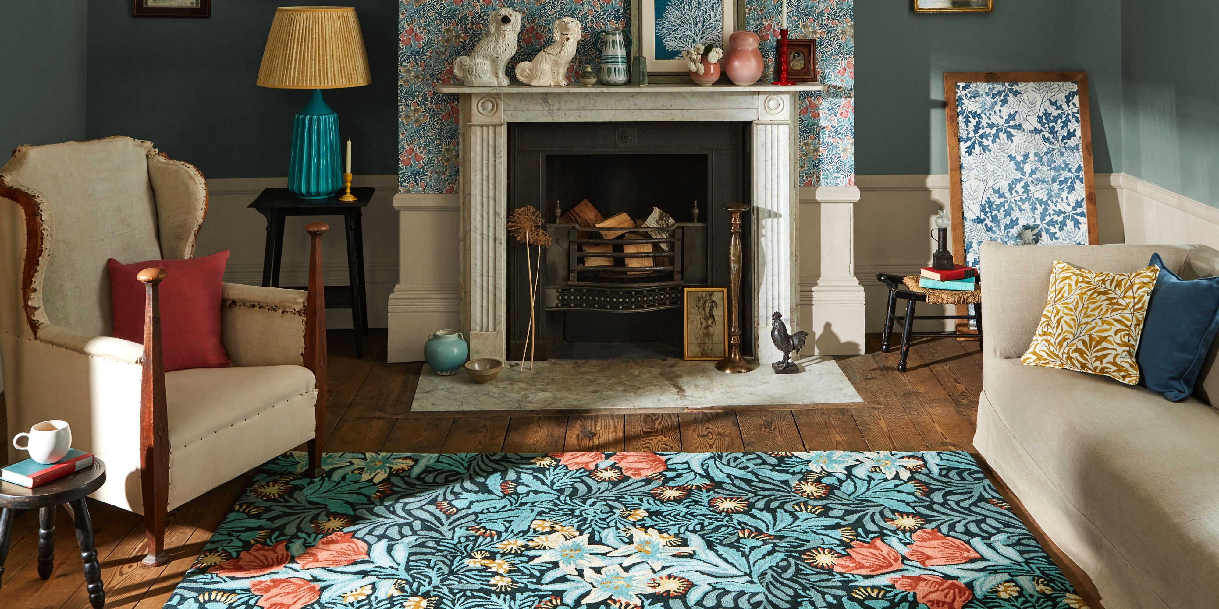 How to Style a Designer Rug: Morris & Co