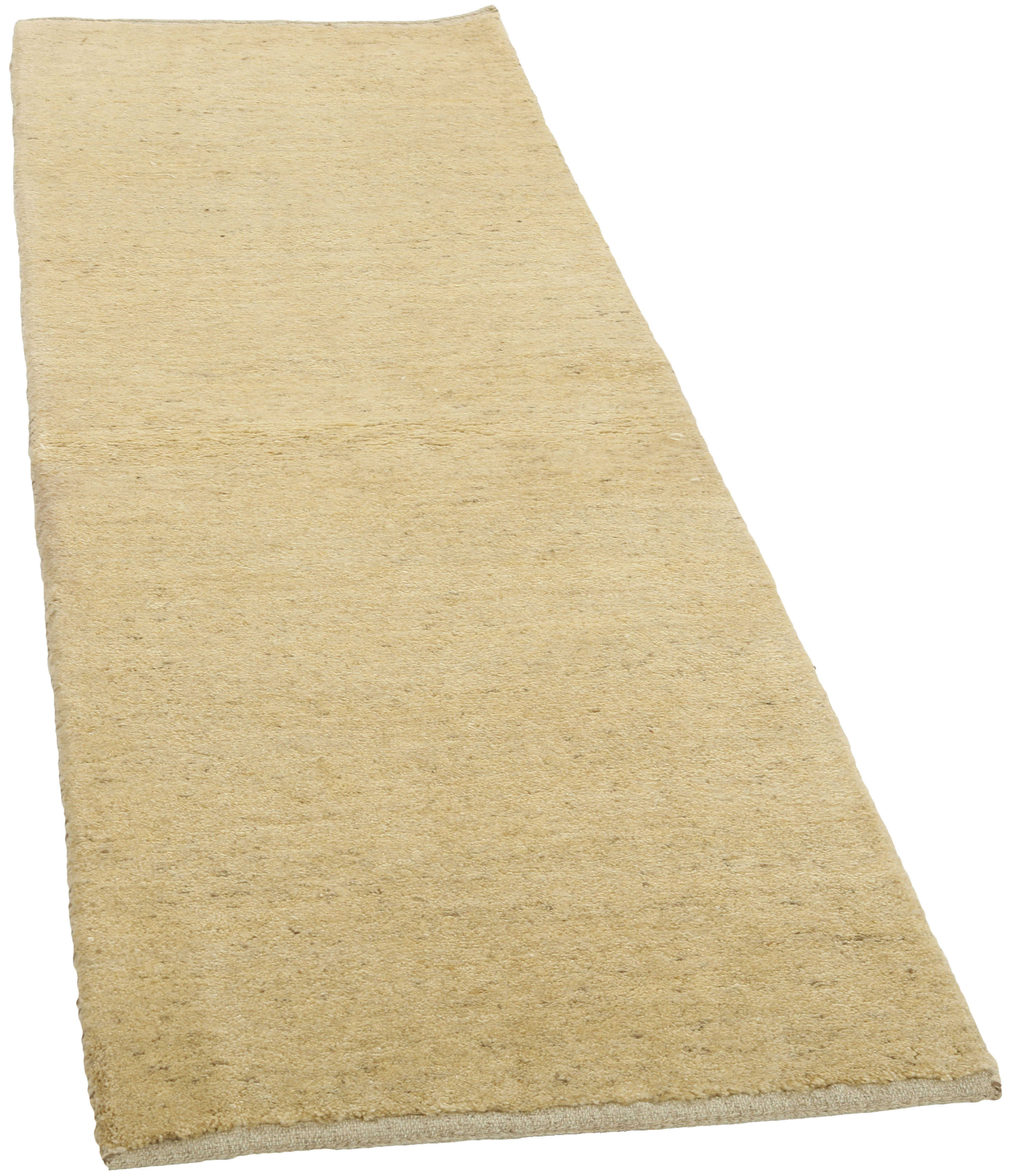 beige Persian wool rug with geometric design