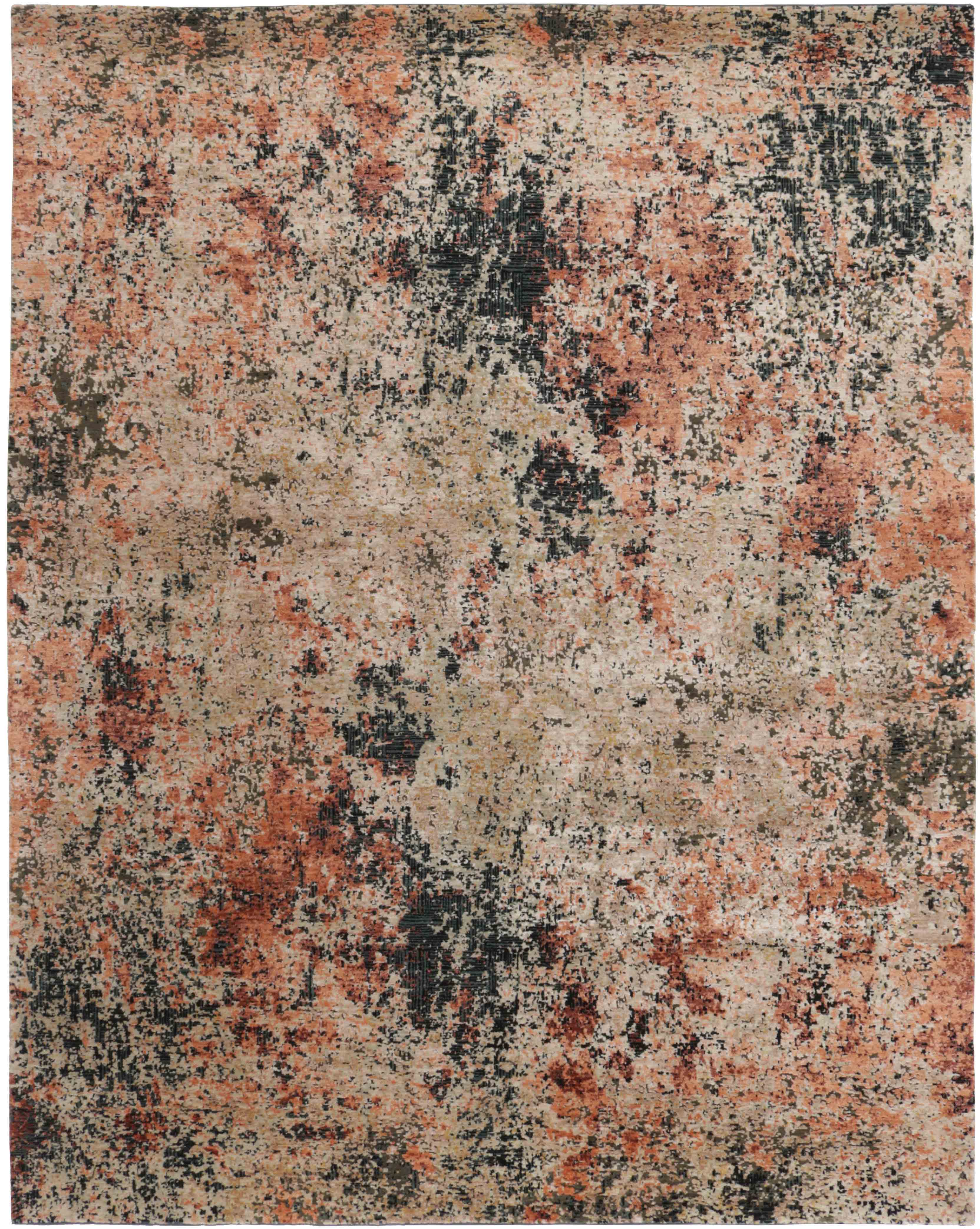 rust cotton area rug