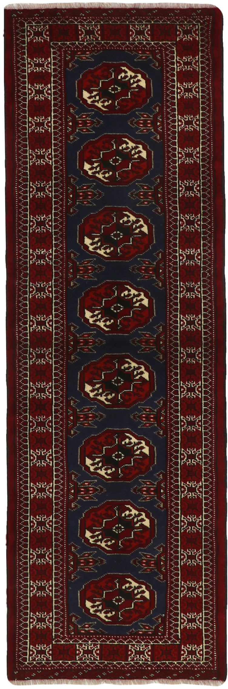 authentic red and black persian runner