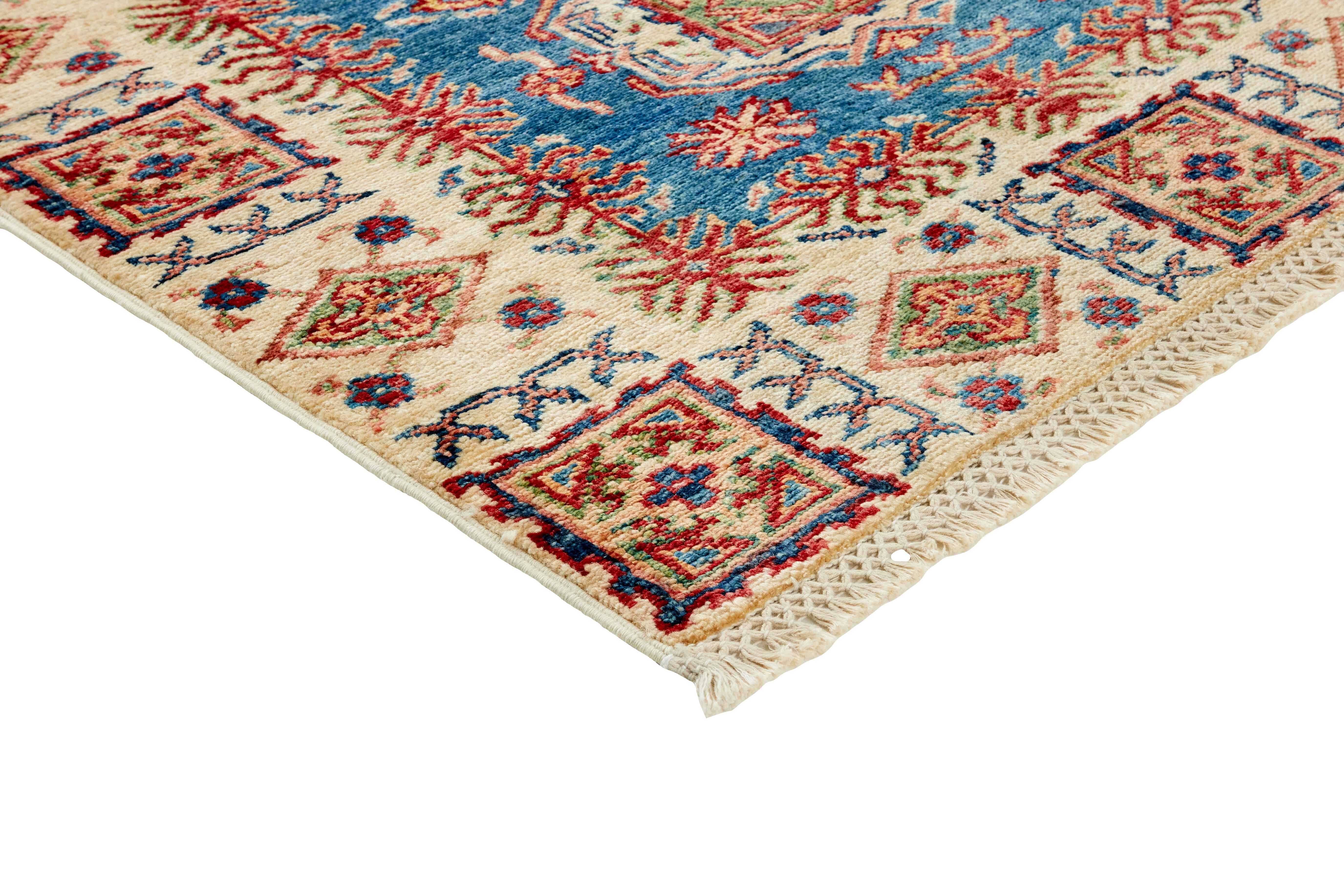 Authentic oriental rug with red