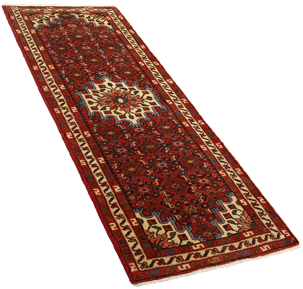 Red traditional persian rug
