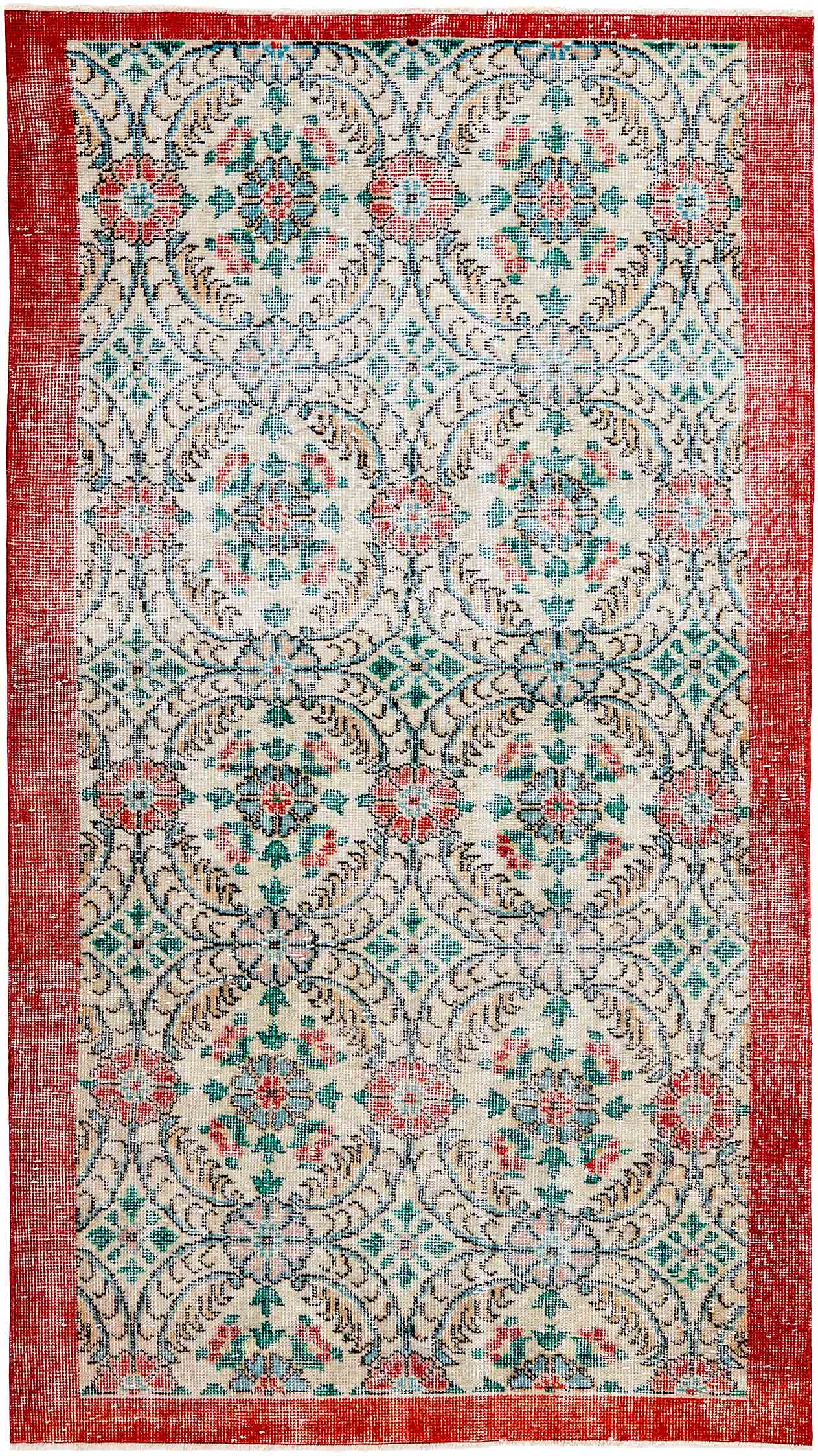 blue vintage persian rug