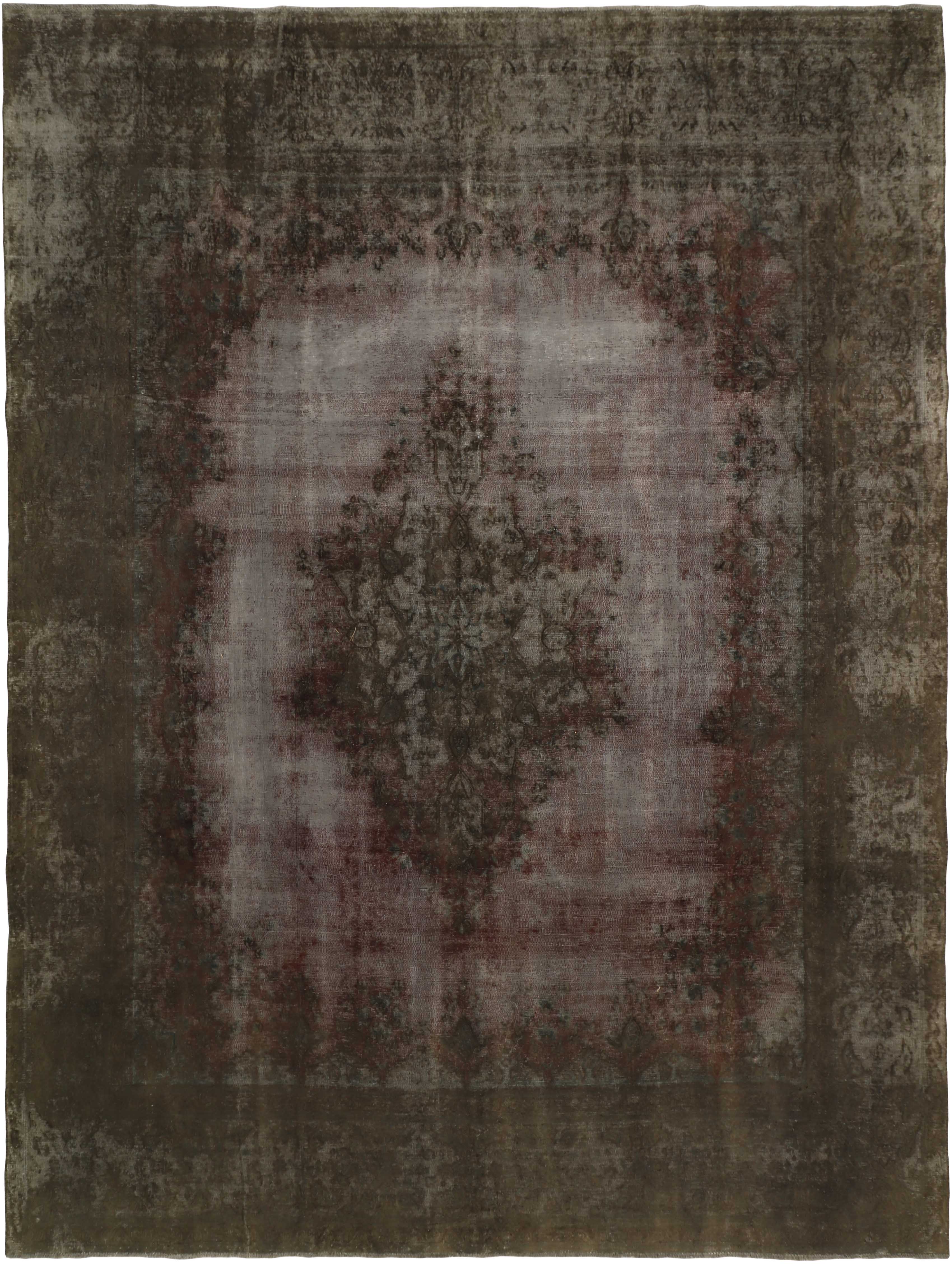 distressed vintage persian rug