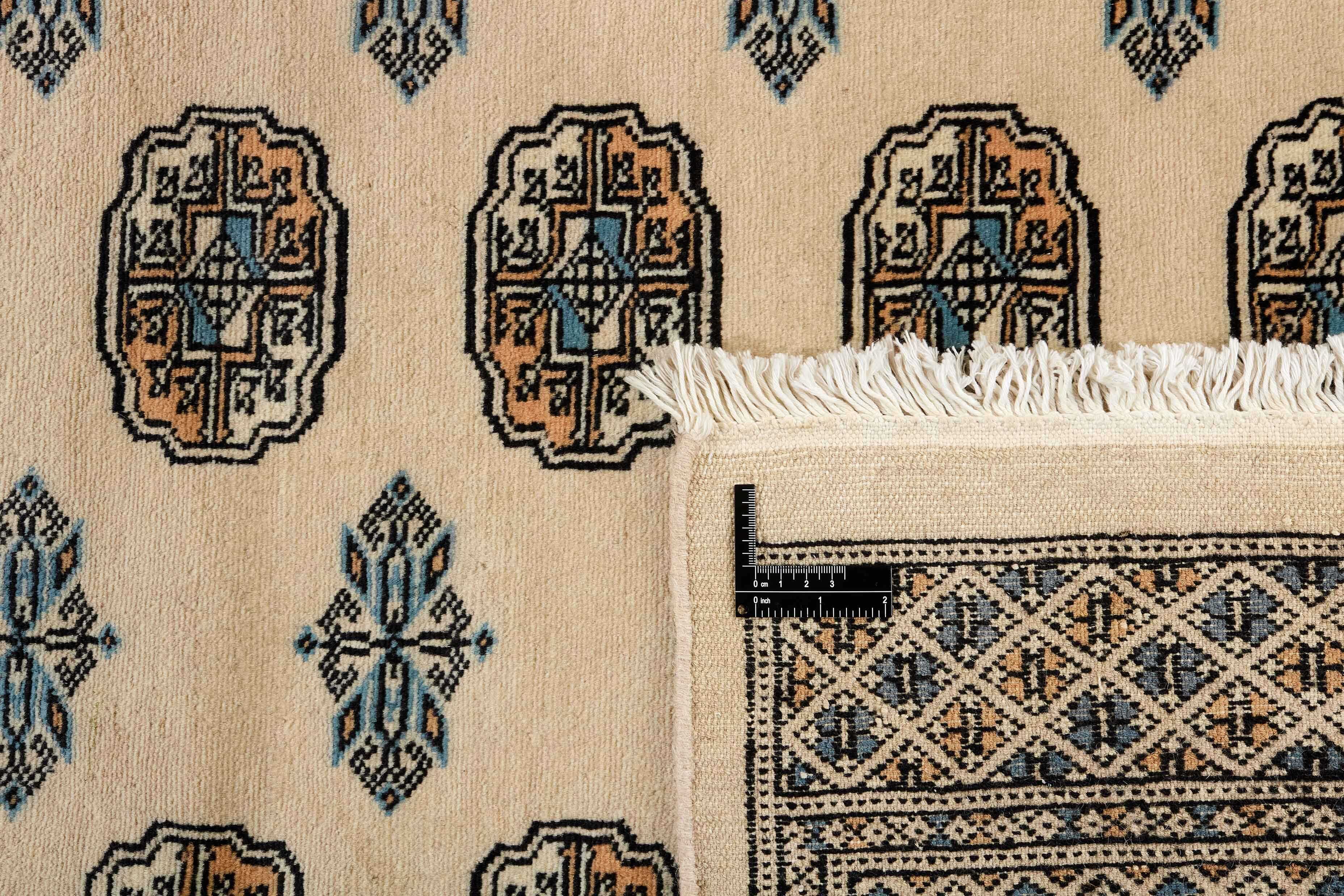 beige oriental rug with traditional pattern