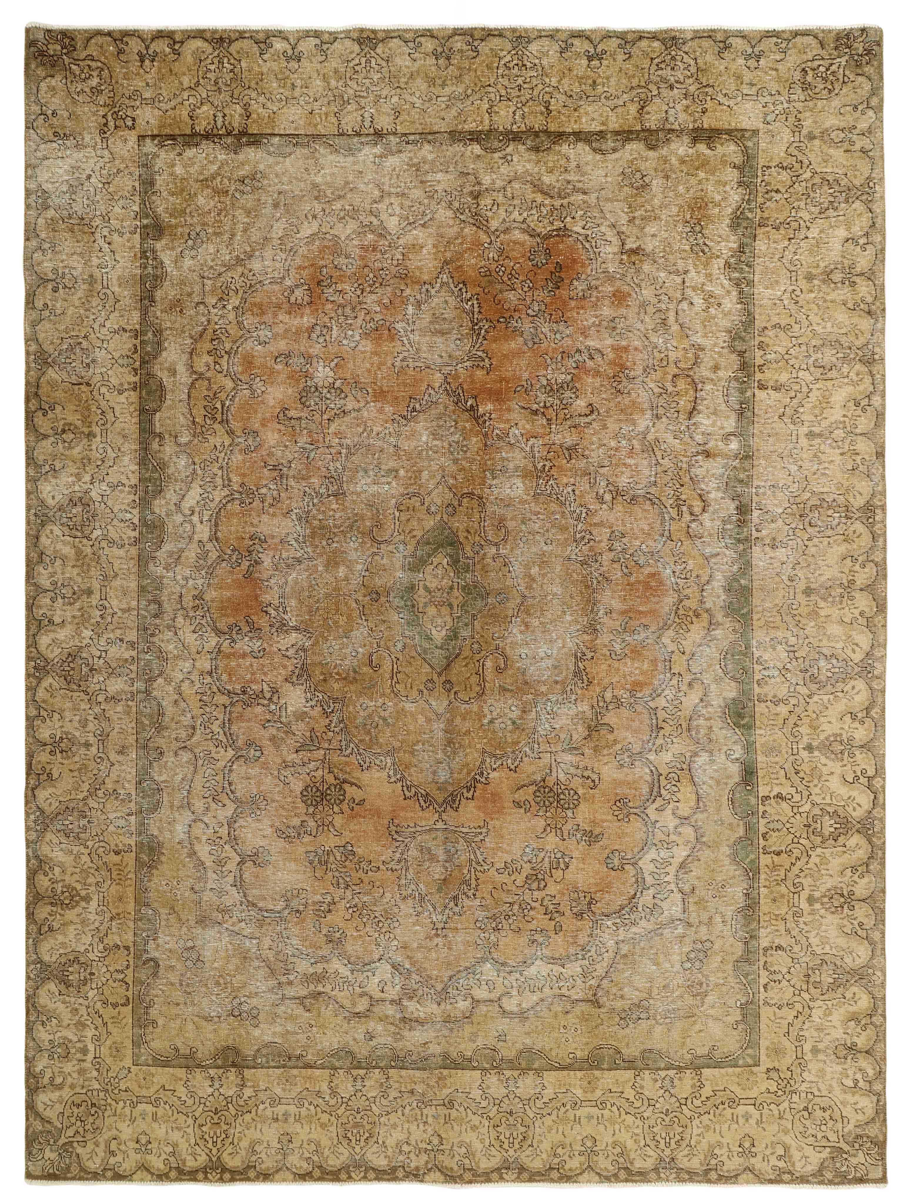 Beige vintage persian rug