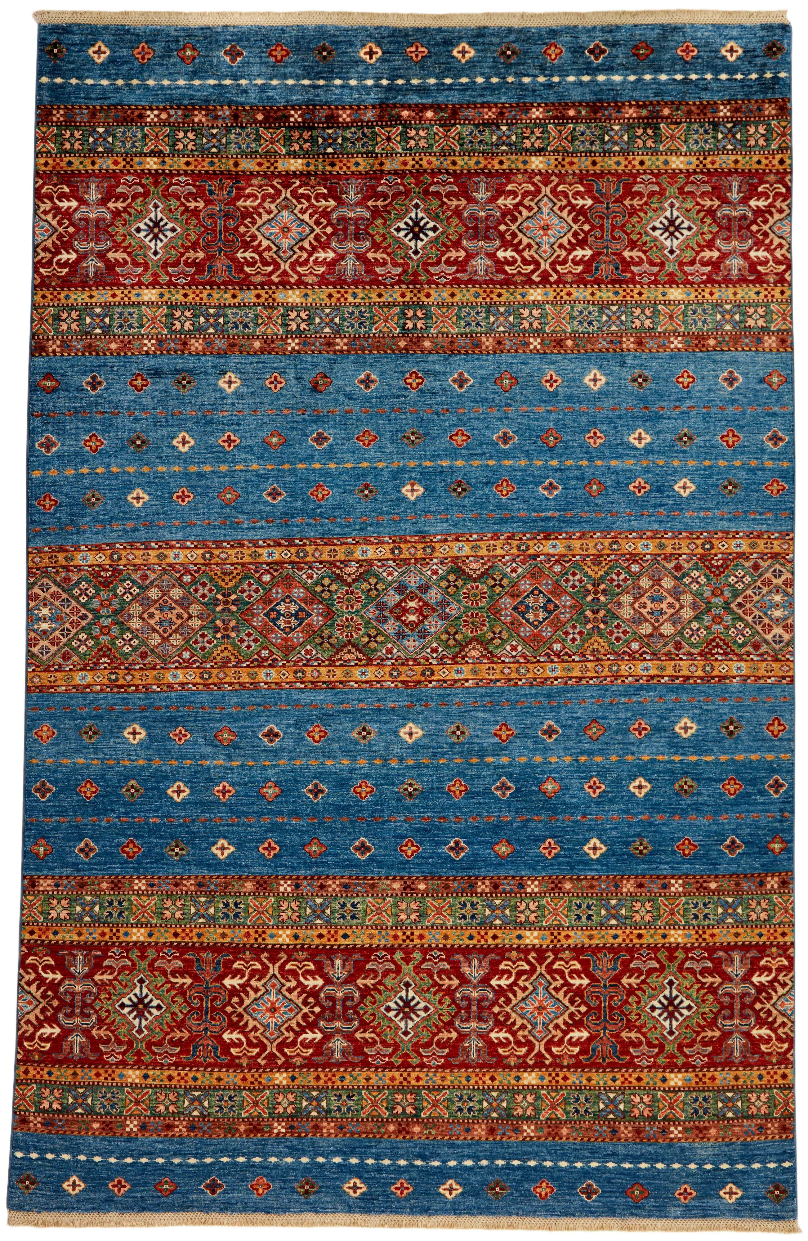 Traditional blue Shall rug