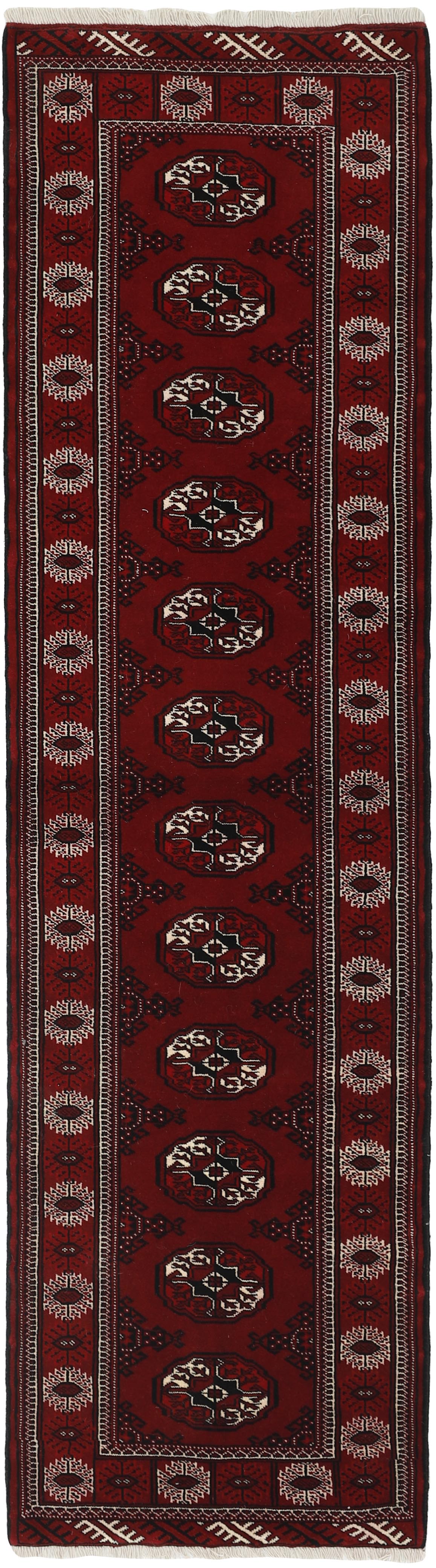 authentic red and black persian runner
