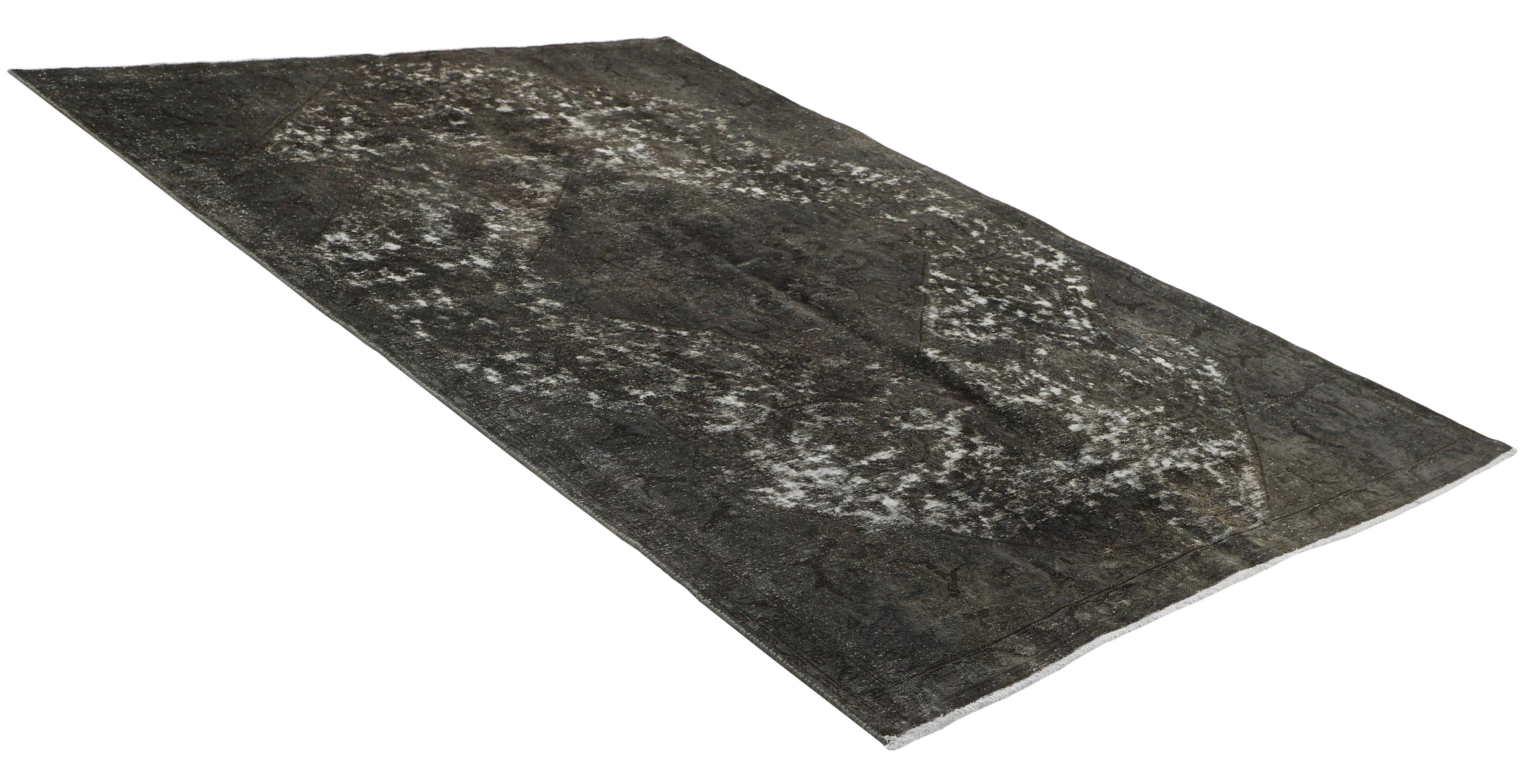 black vintage persian rug