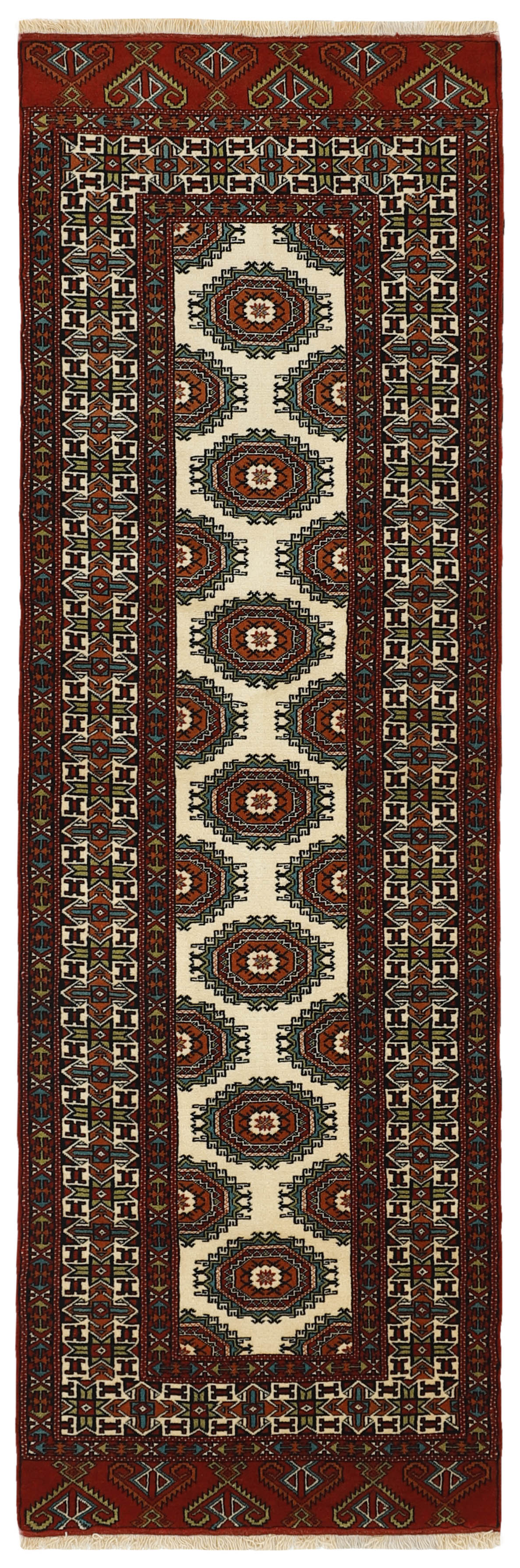 authentic red, blue and black persian runner