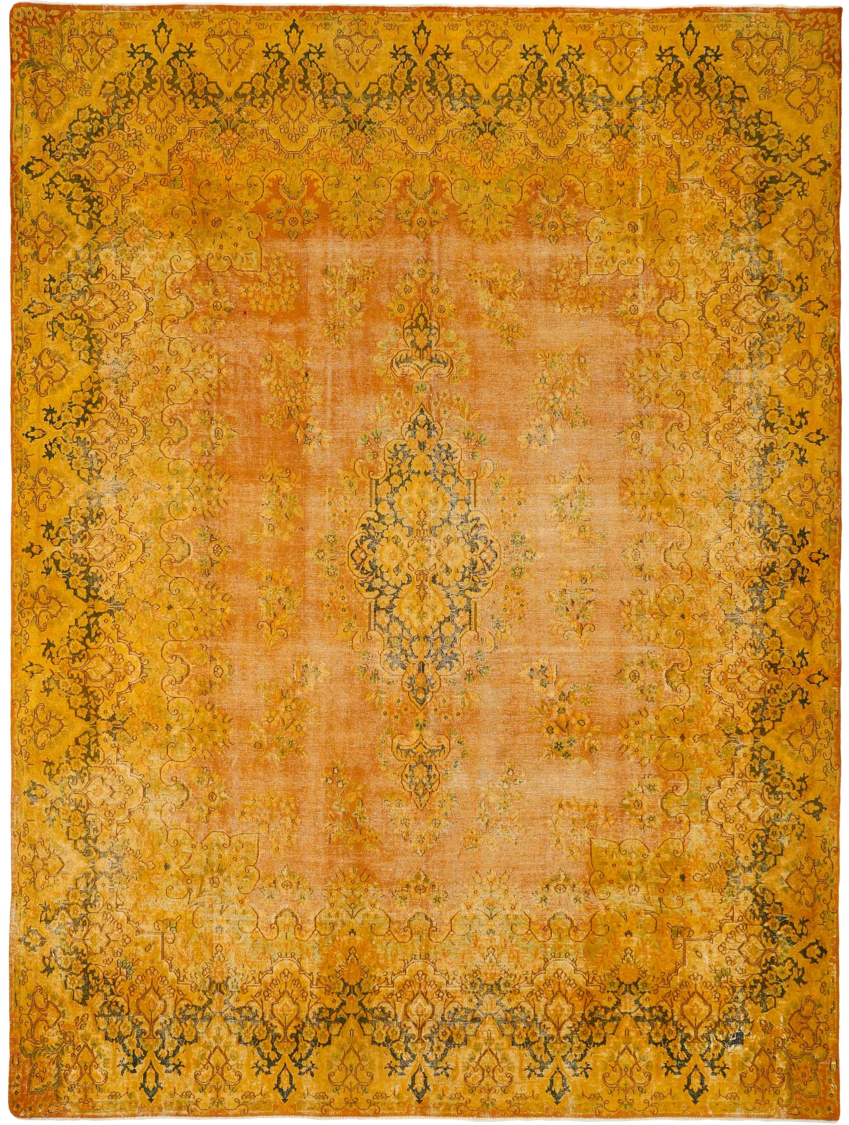 distressed vintage persian rug