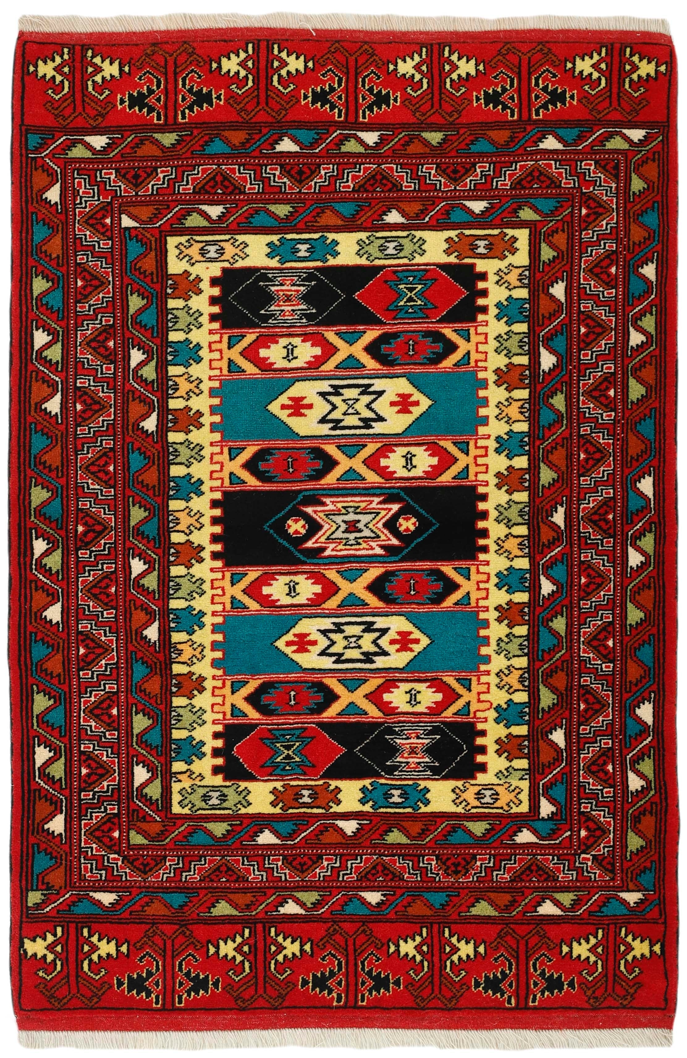 authentic red and black persian rug