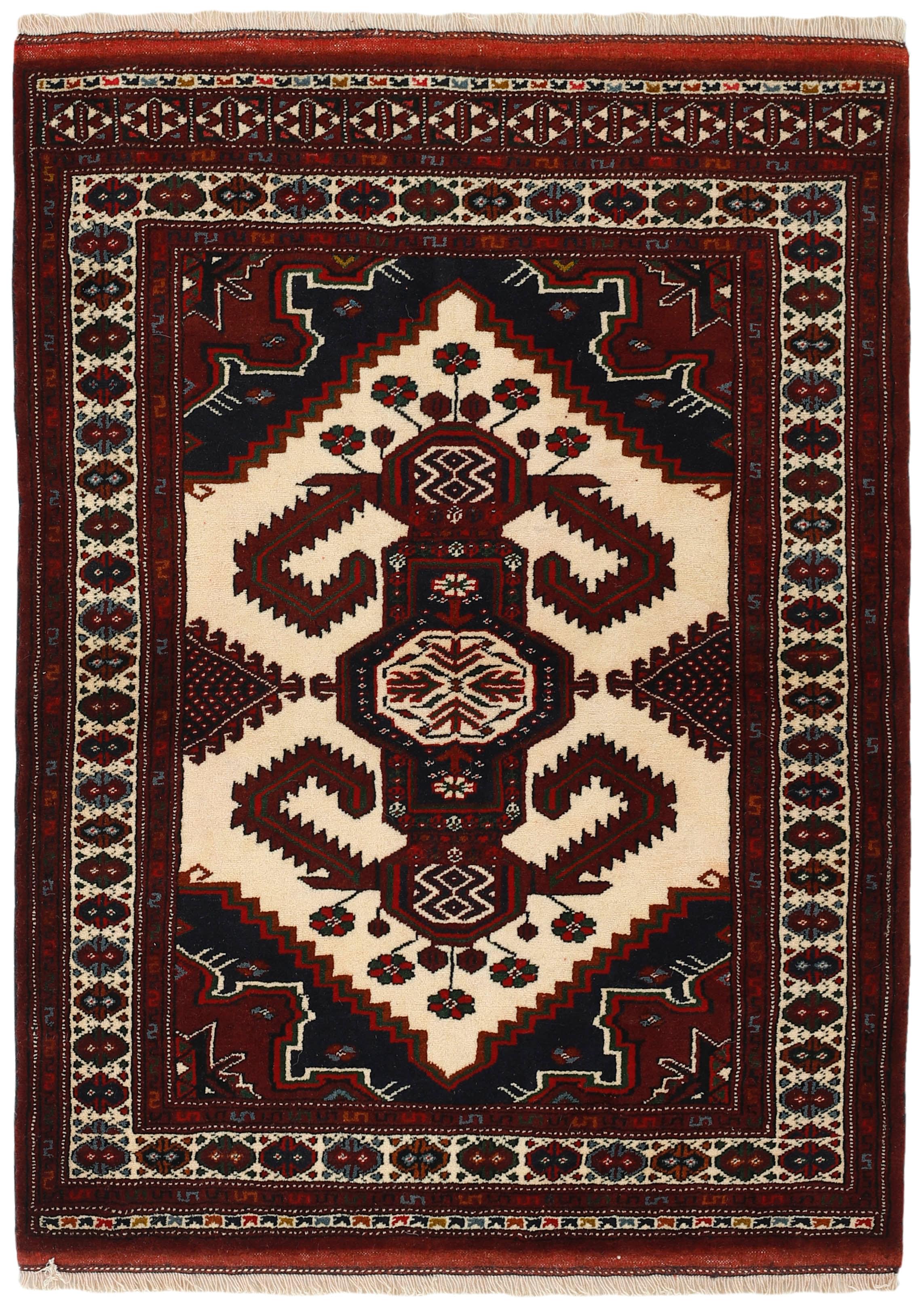 authentic red and black persian rug