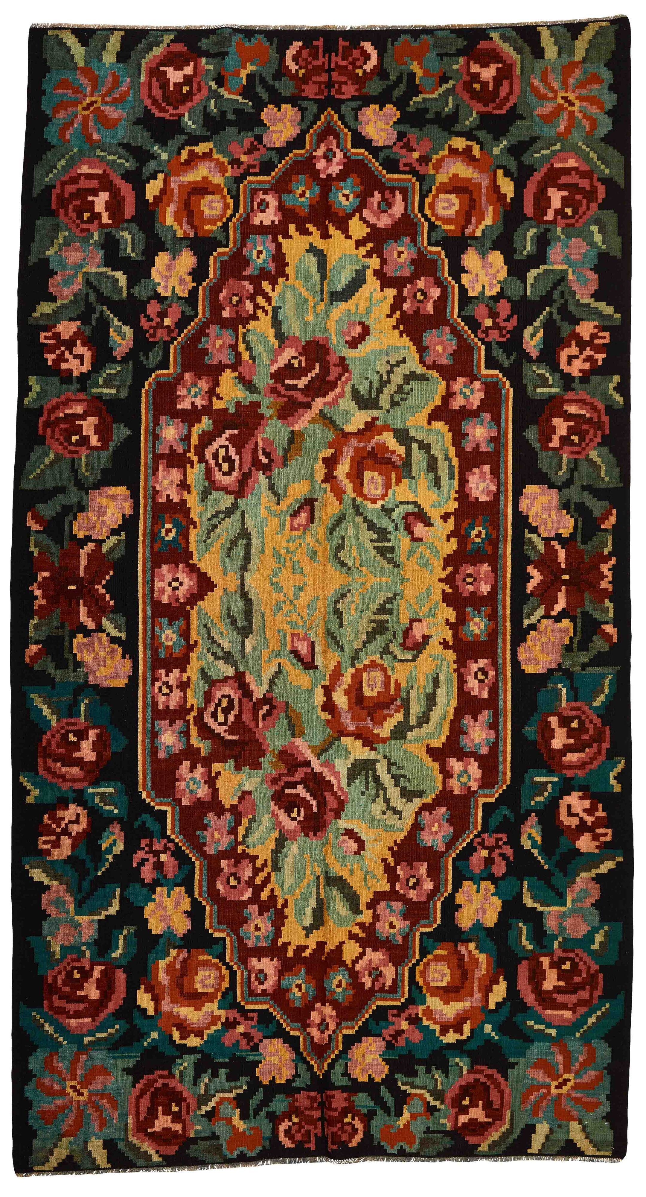 Rose Kilim Old