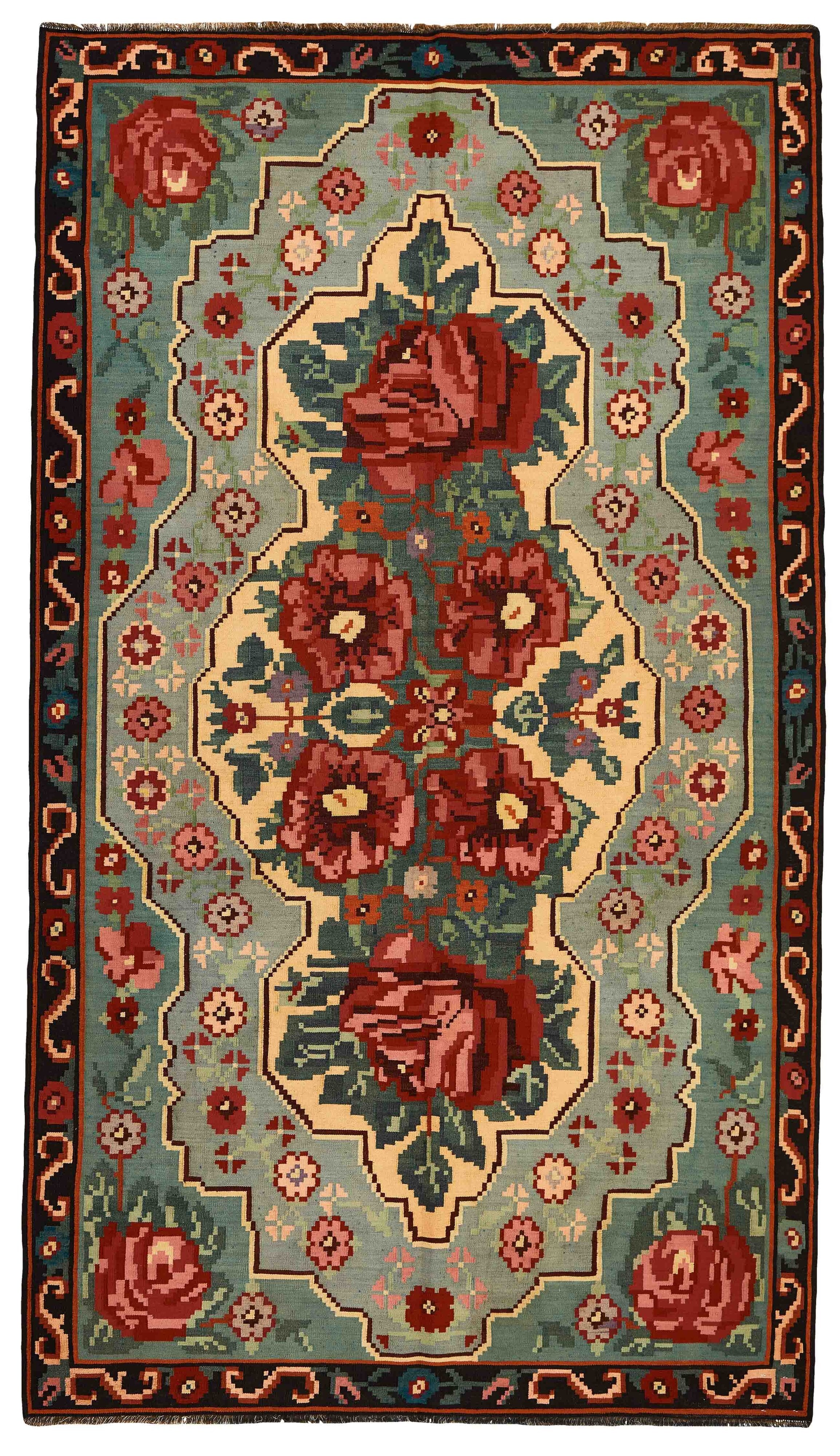 Rose Kilim Old