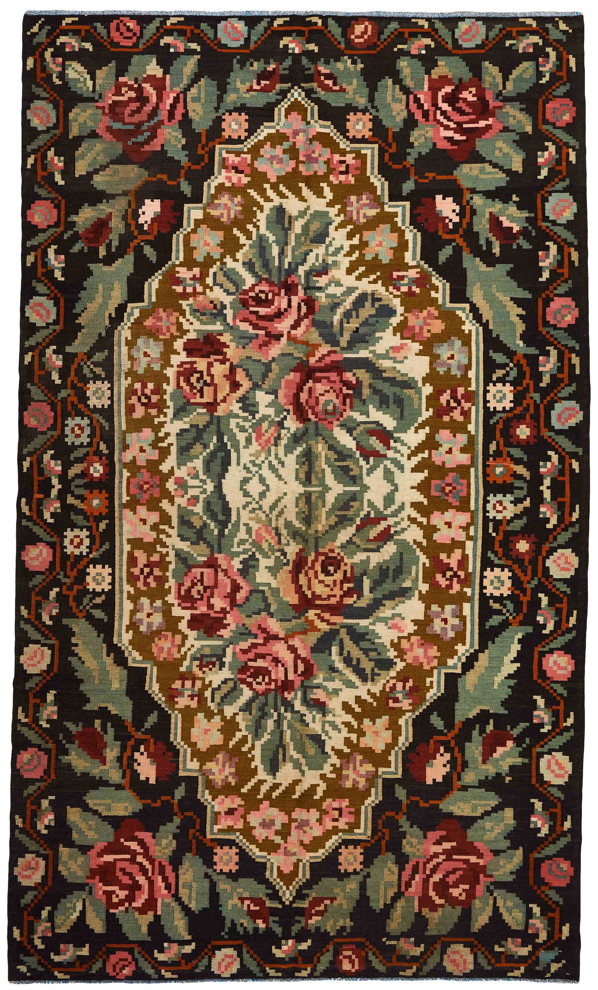 Rose Kelim Old Rug | Authentic Oriental Rugs | Rugs.ie, Ireland-1475676