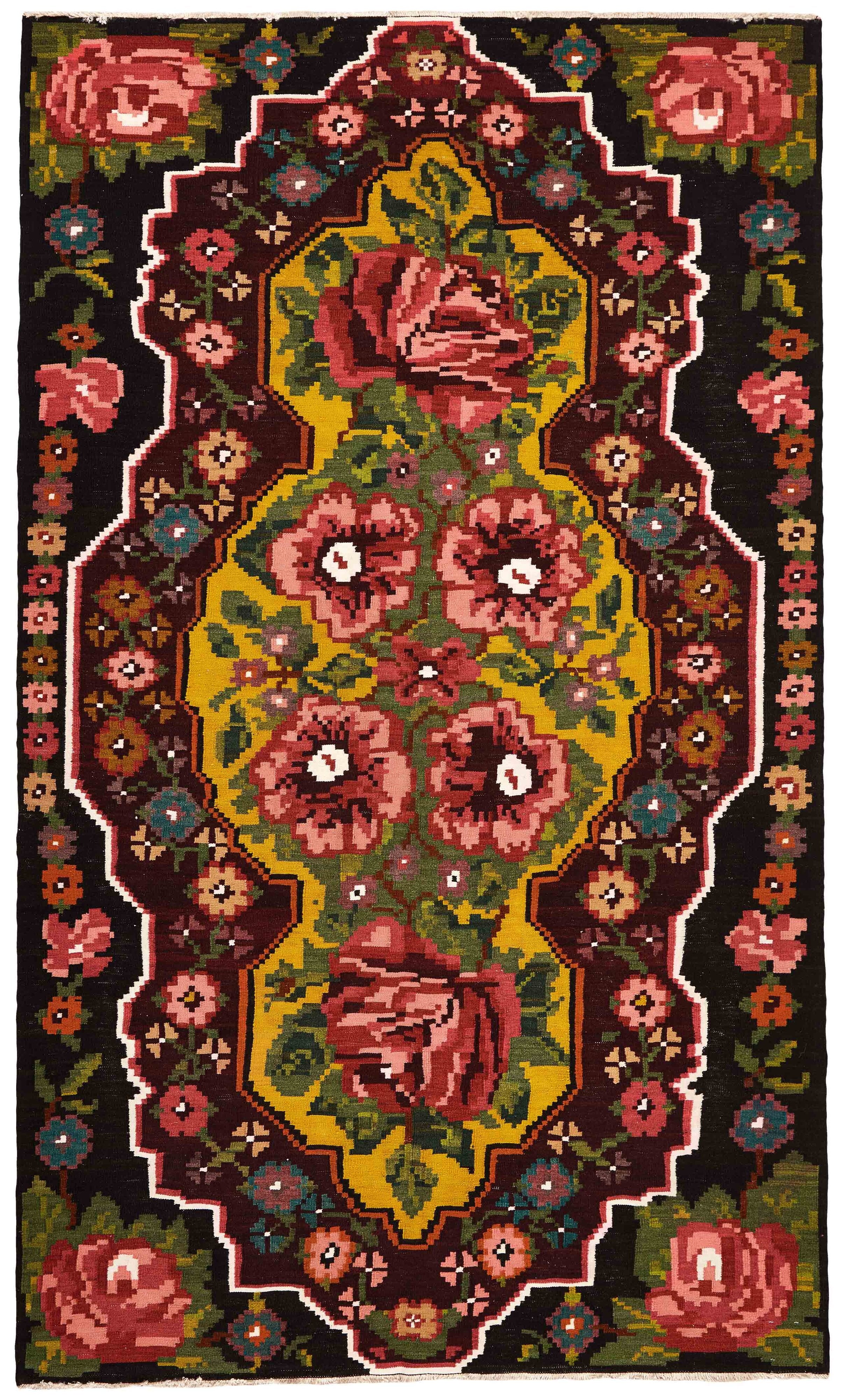 Rose Kilim Old