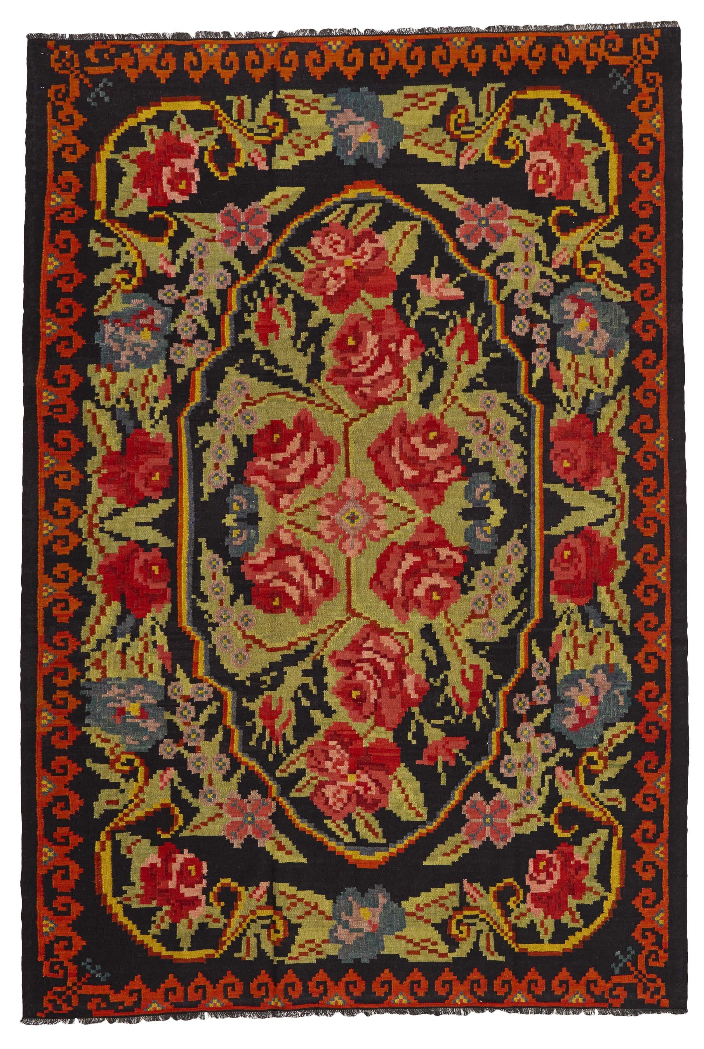 Rose Kilim Old 1483516