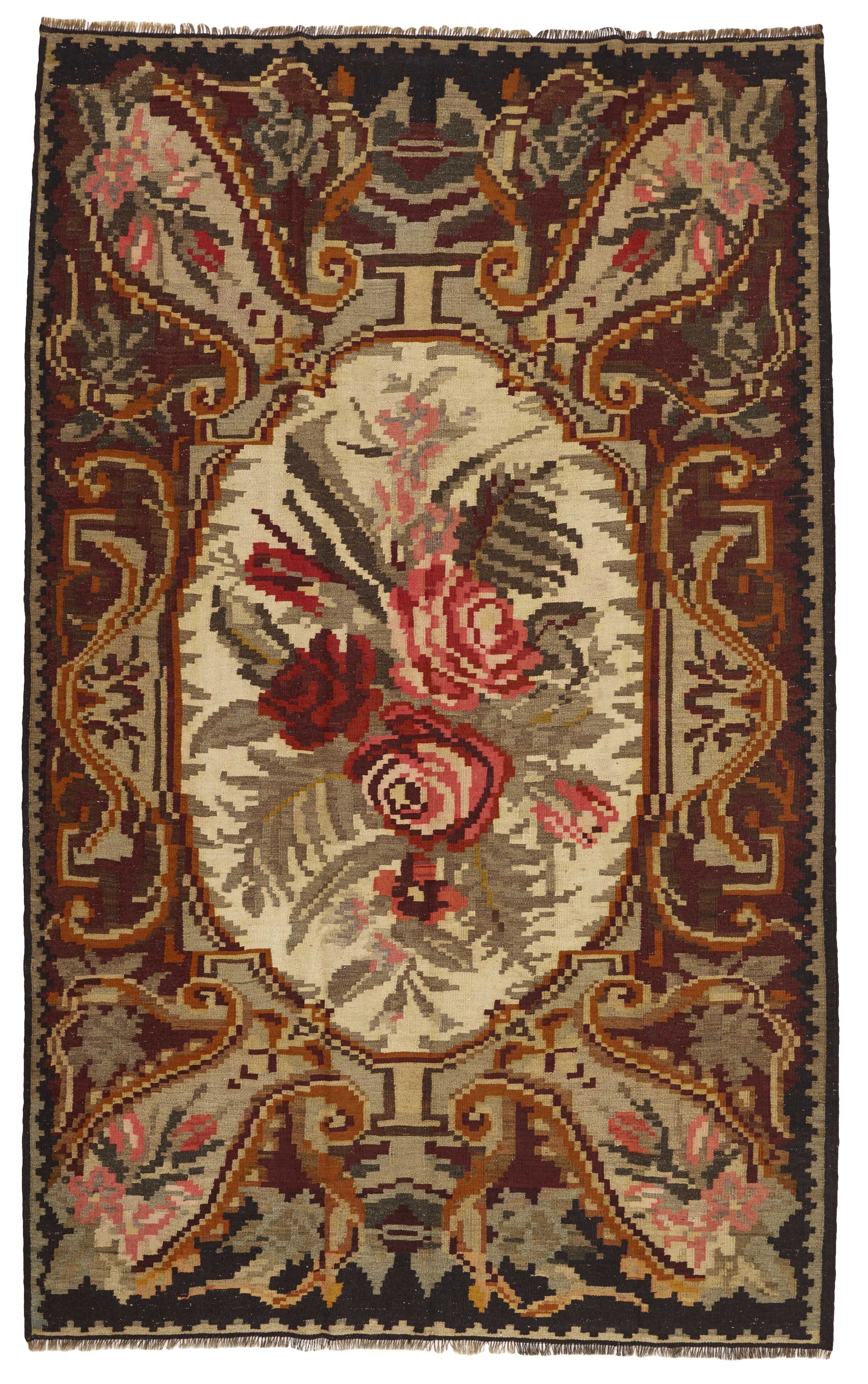 Rose Kilim Old 1483530