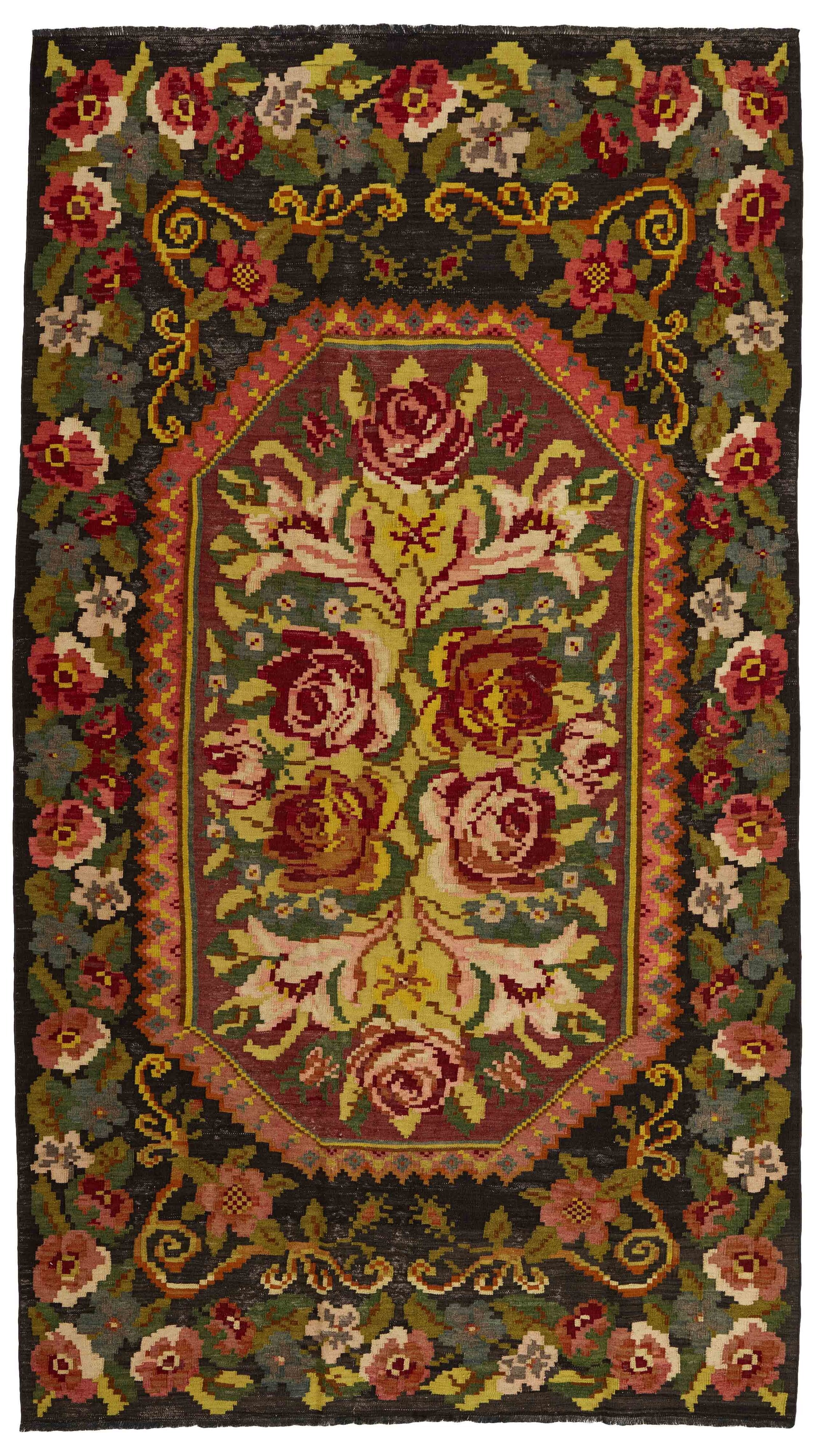 Rose Kilim Old 1483557