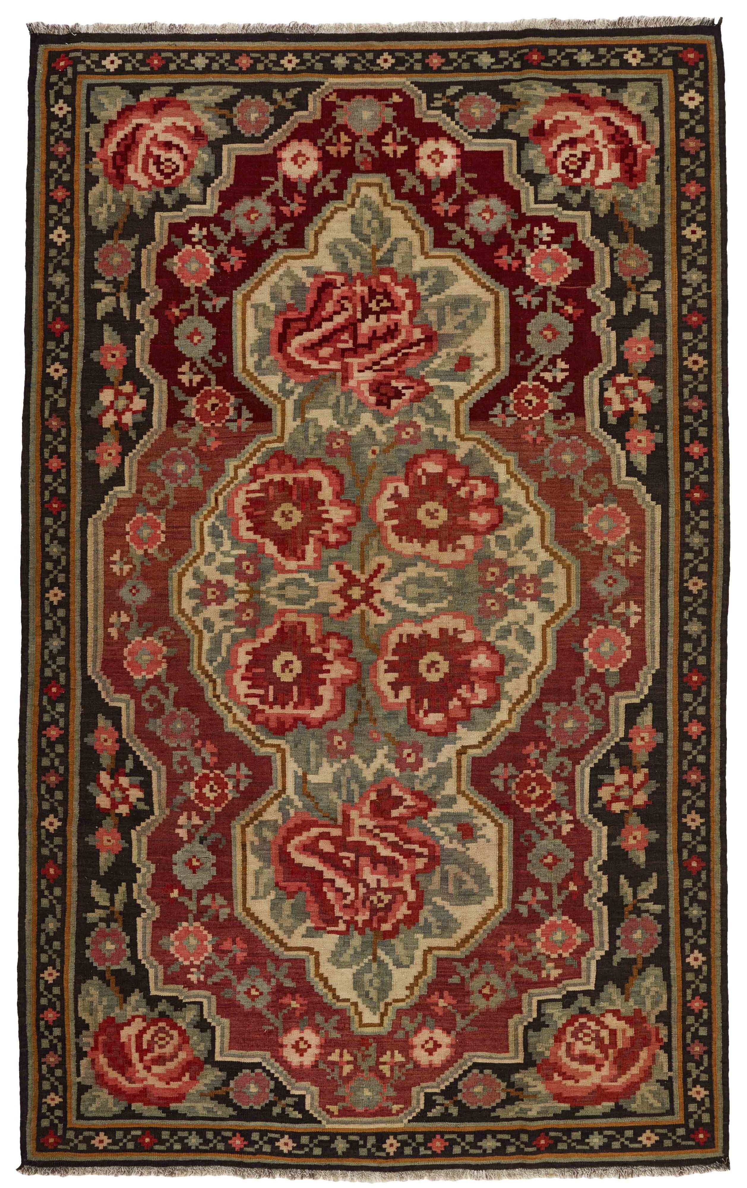 Rose Kilim Old 1483570