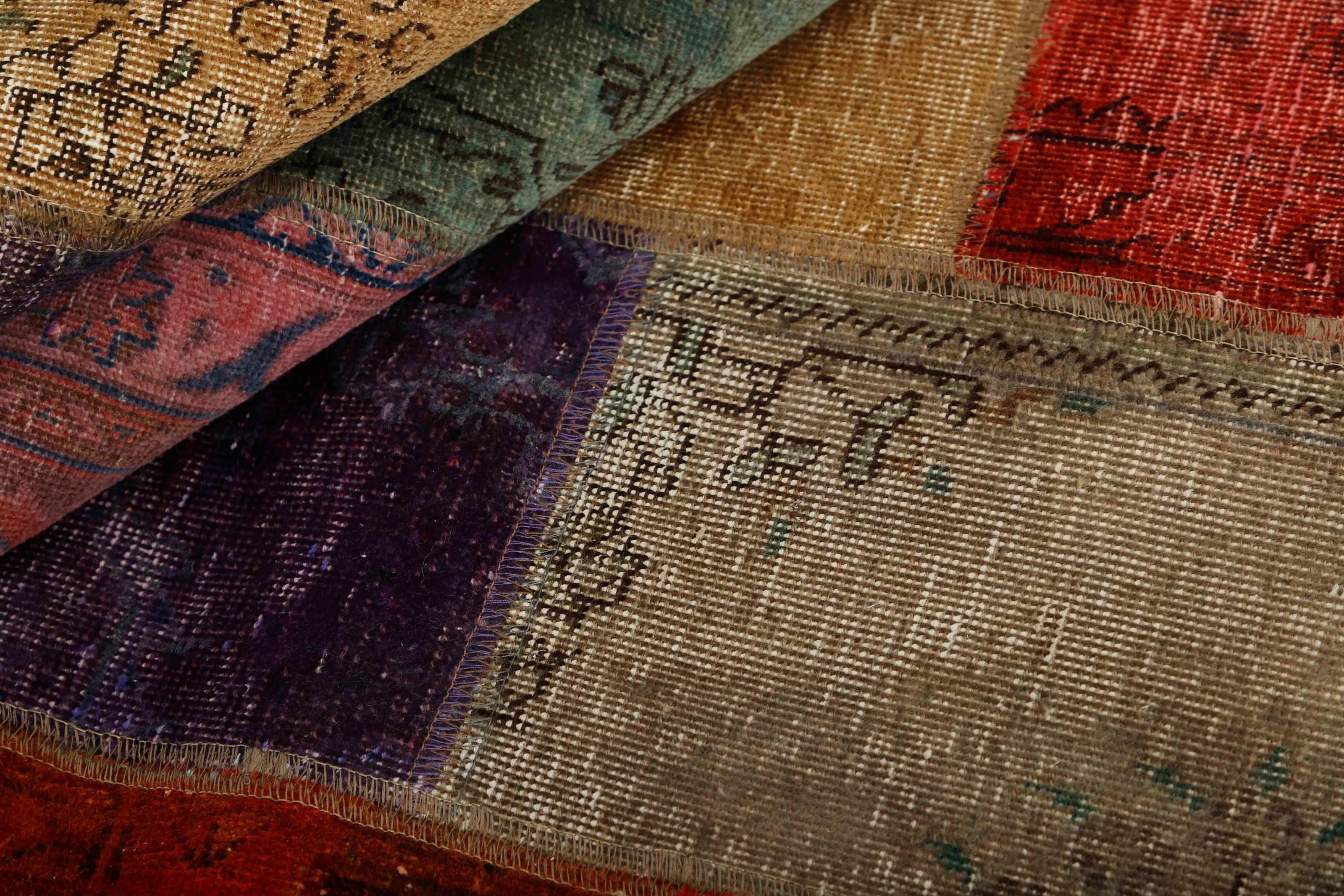 ラグ・カーペット Vintage Dead Stock Fabric Patchwork Rug Vintage Patchwork Rug | Persian Rugs | Rugs.ie, Ireland-1484054