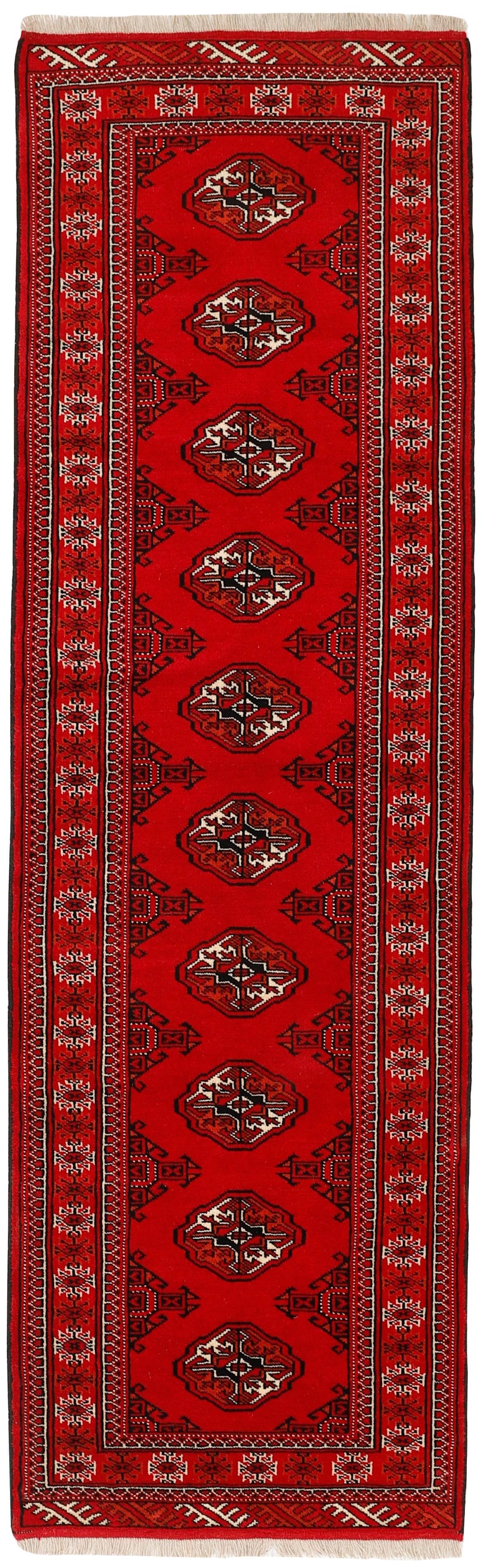 authentic red and black persian runner