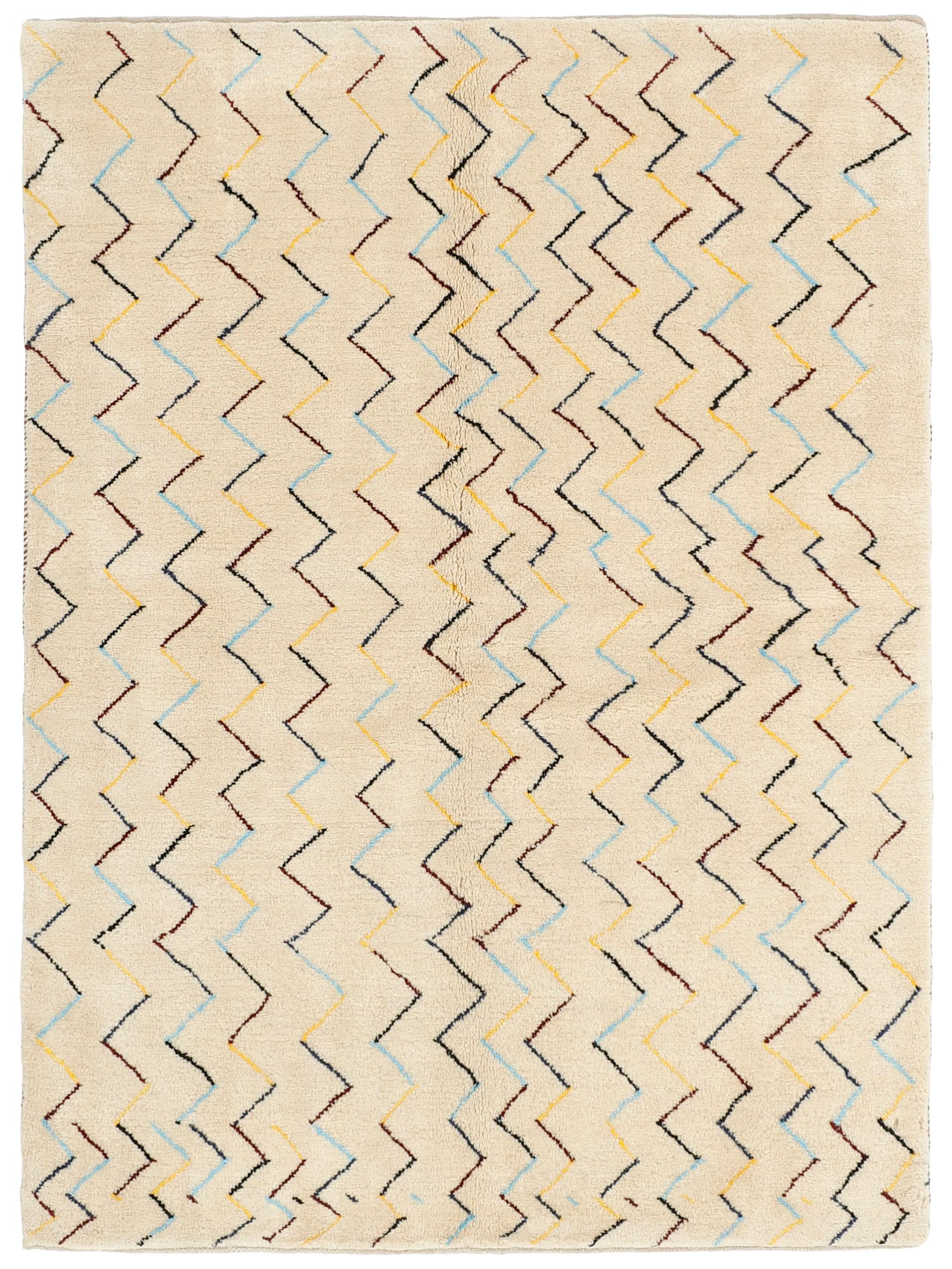 Authentic Oriental Kelim flatweave rug in brown and beige