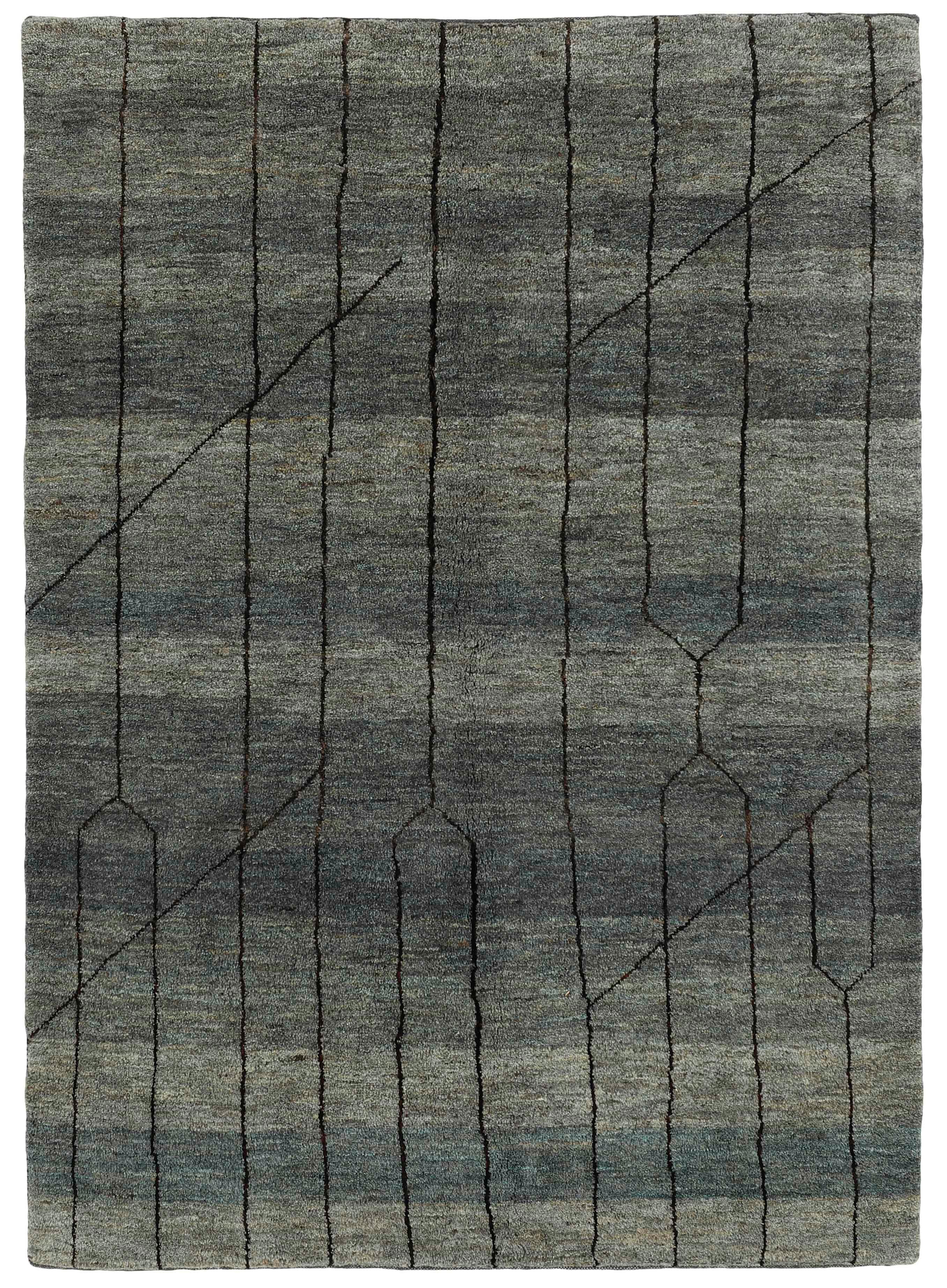 Authentic Oriental Kelim flatweave rug in grey, beige and brown